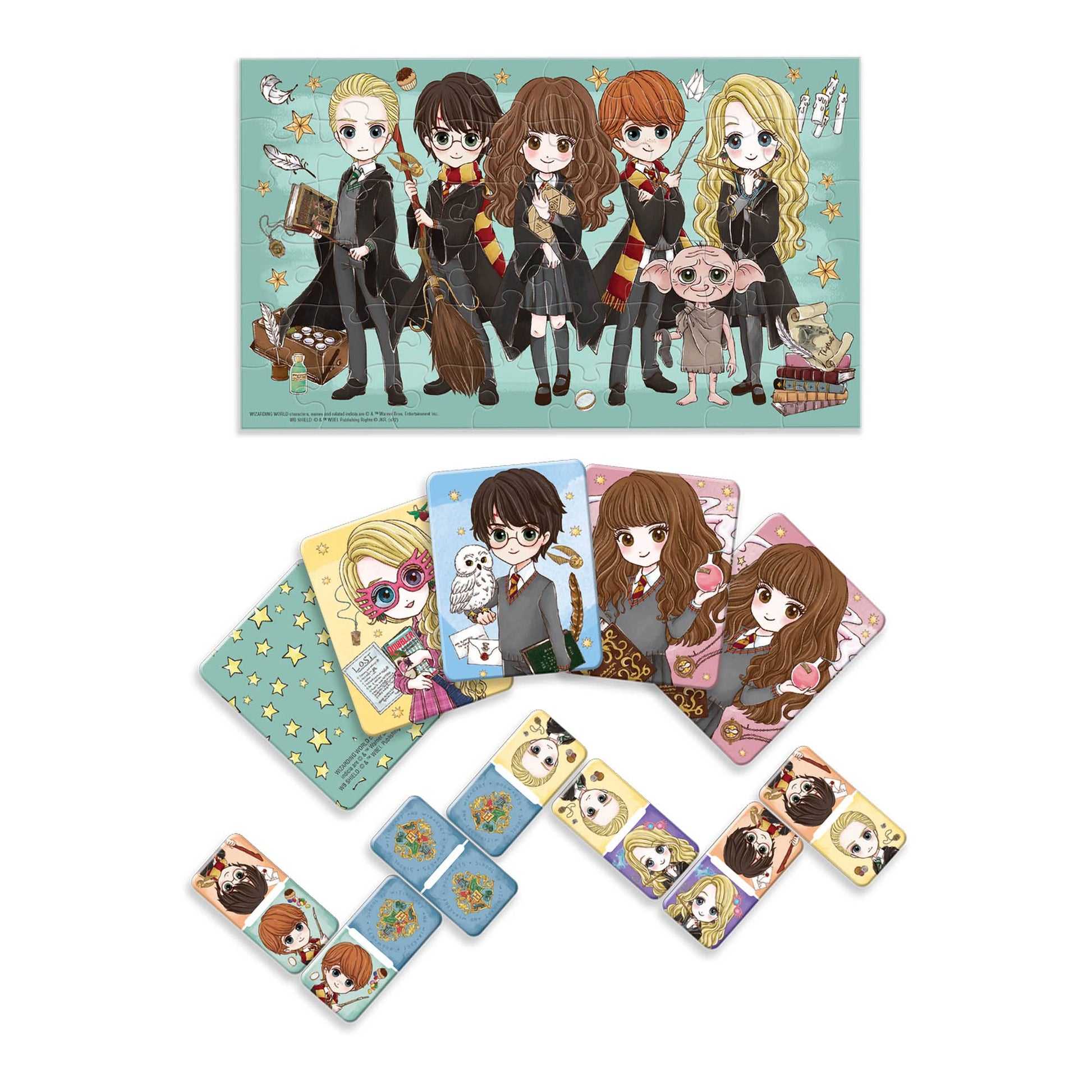 Set de Juegos 3 en 1 Novelty Corp Harry Potter Juegos Clásicos y Tradicionales