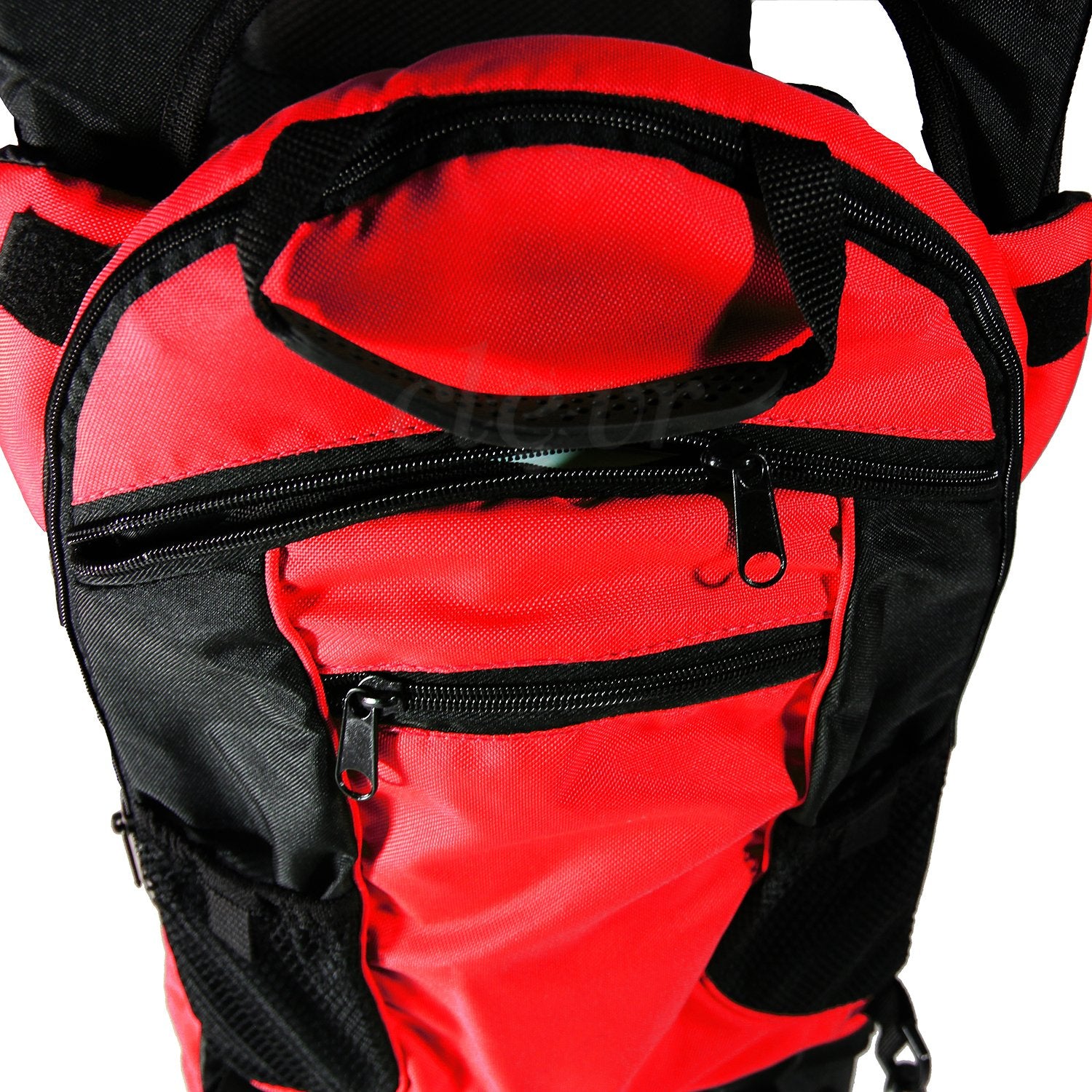Clevr - Mochila Ligera Excursionismo de Lujo Para Bebé Niño Con Visera de Parasol, Roja