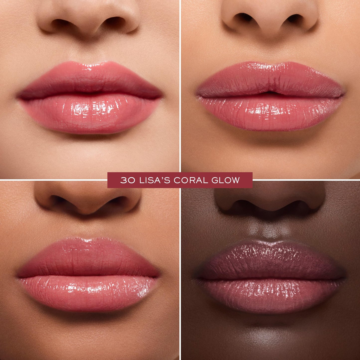 Lancôme Idôle Lip Butterglow, Bálsamo Labial con Color, Cuida, Hidrata e Ilumina con su Textura Ligera, Con 12% Escualano y Ceramidas, 30 Lisa Coral Glow, 3 g