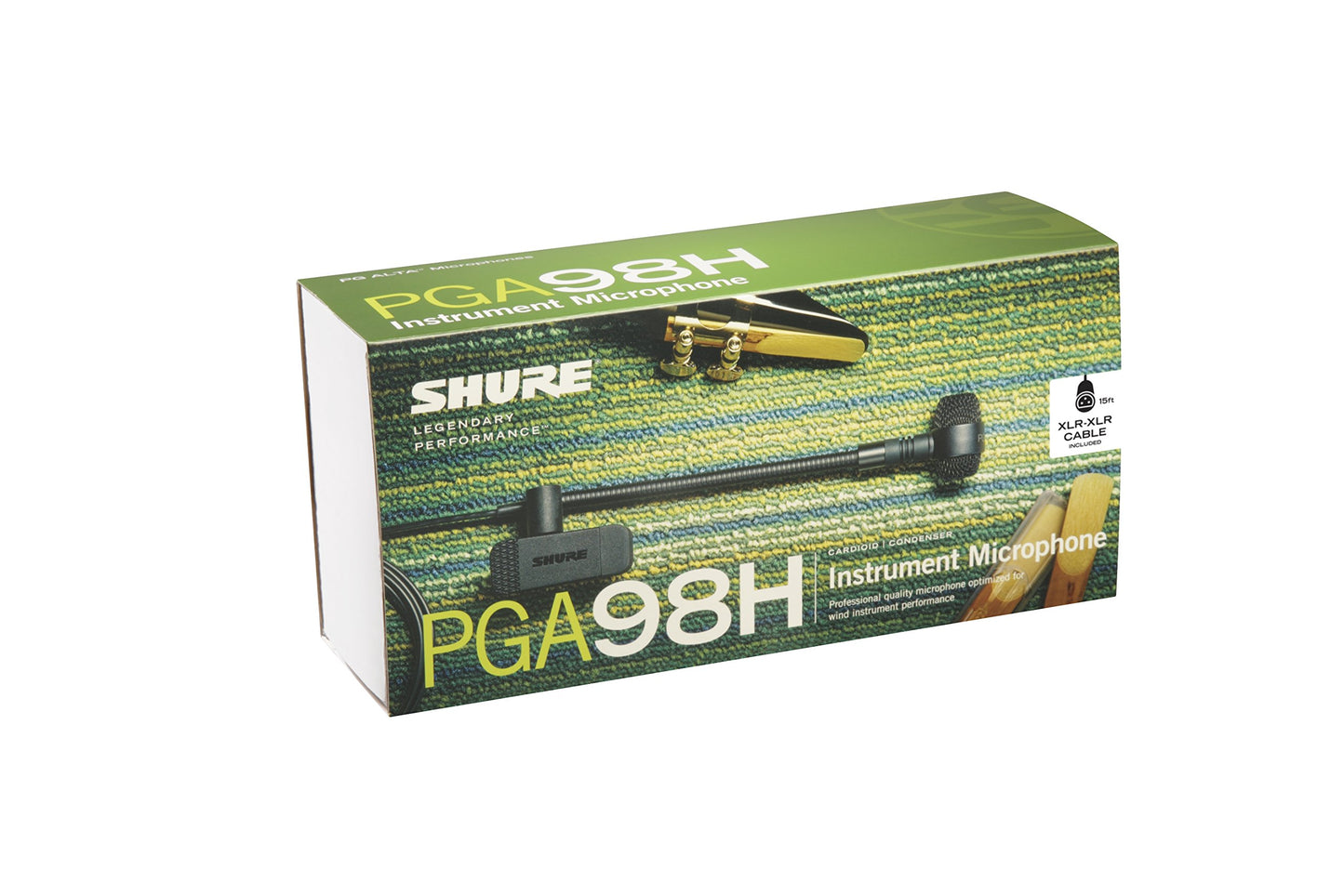 Micrófono Condensador Cardioide Shure PGA98H Pinza para Instrumentos