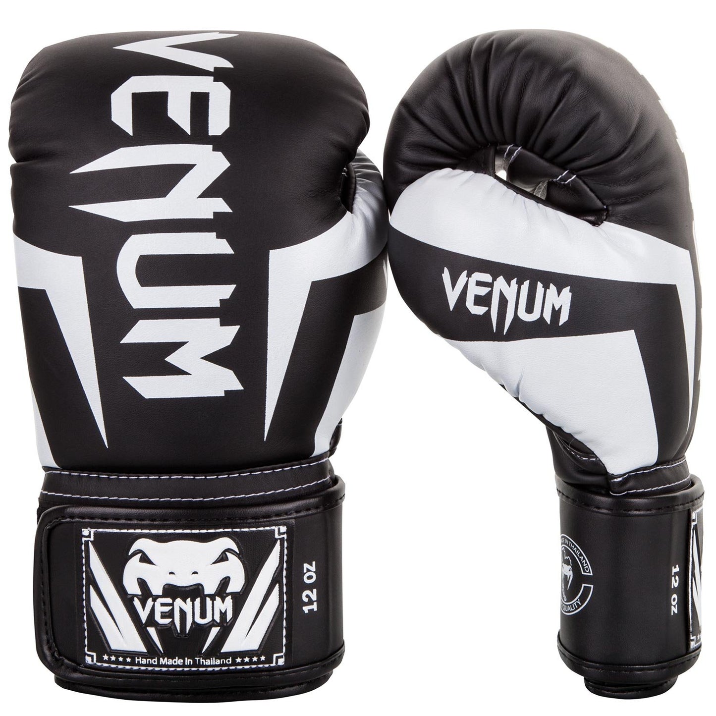 Guantes de Boxeo Venum Negro Blanco Elite