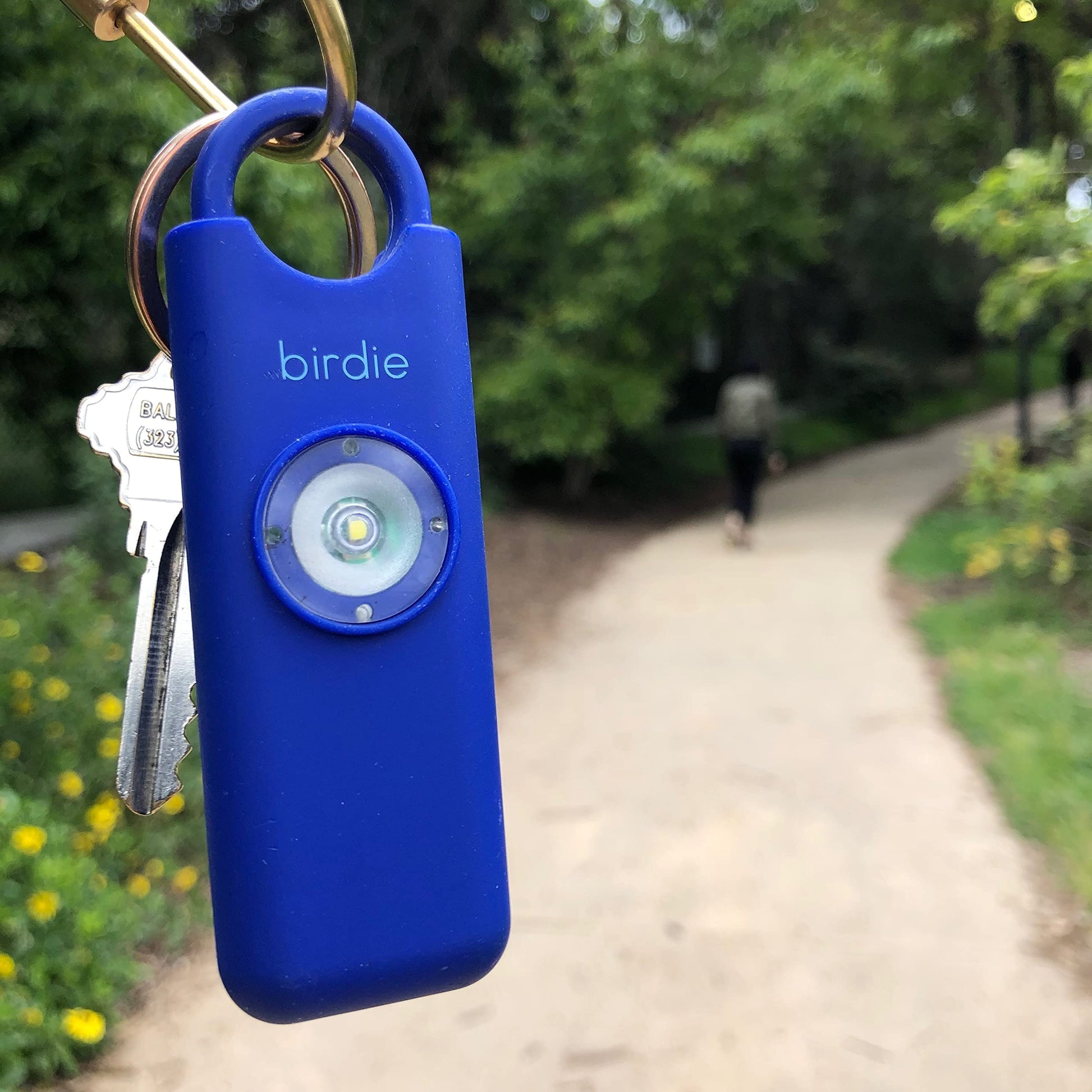 Alarma de Seguridad Personal She’s Birdie Índigo con Sirena Fuerte y Luz Estroboscópica para Mujer