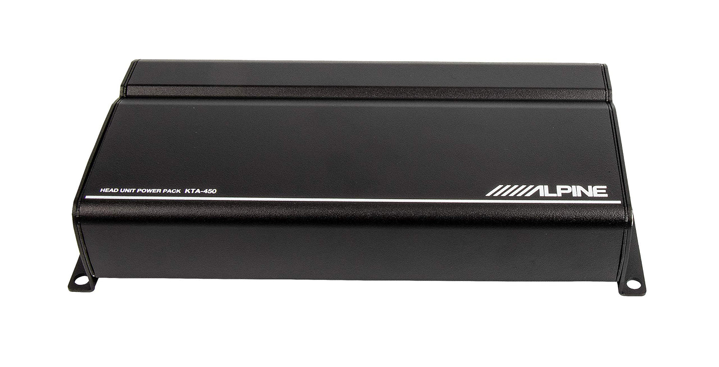 Amplificador de Potencia Alpine KTA-450 4 Canales con Potencia Máxima Dinámica 45W RMS x 4