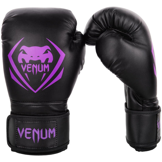 Guantes de Boxeo Venum Negro Morado 16 Oz