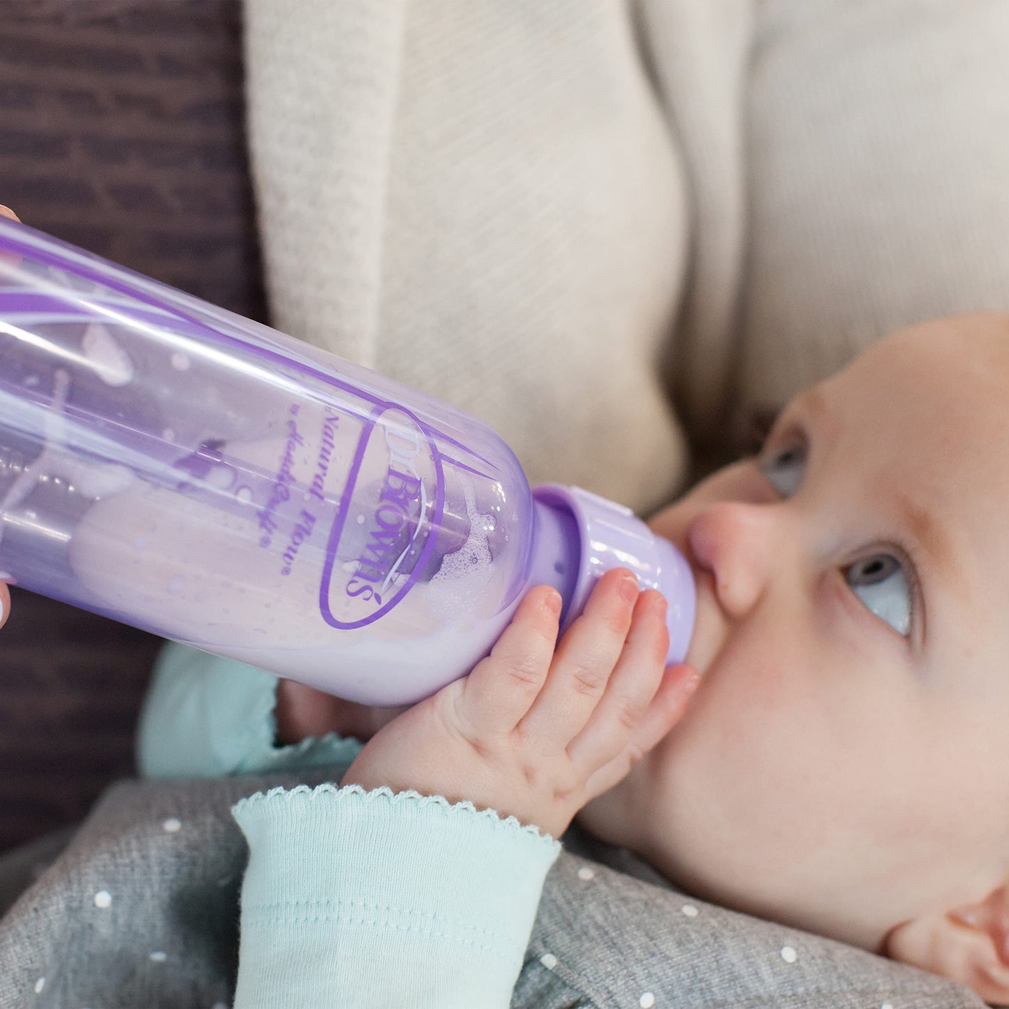Dr. Brown's Options+ Baby Bottles, 8 Ounce, Purple, 3 Count
