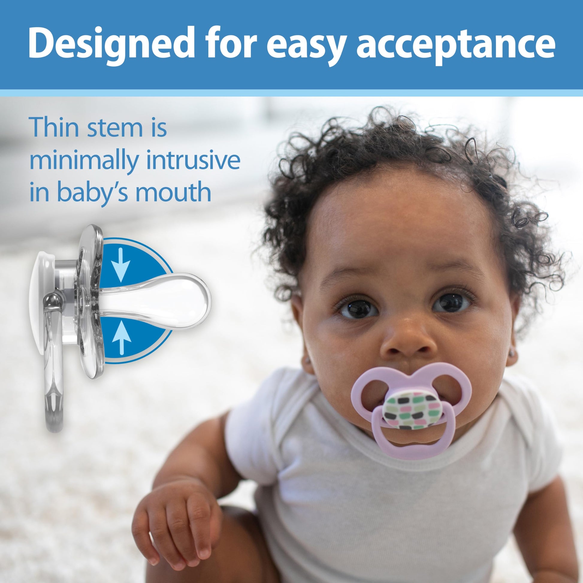 Chupete Dr. Brown's Advantage Bebé Simétrico Silicona Suave Sin BPA 6-18 m Ardilla Paquete de 2