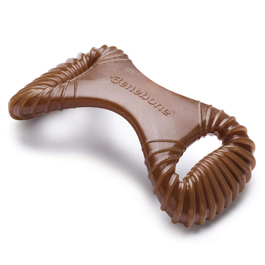 Benebone Dental Dog Chew Toy for Aggressive Chewers, Long Lasting, Made in USA, Large, Real Peanut Flavor
