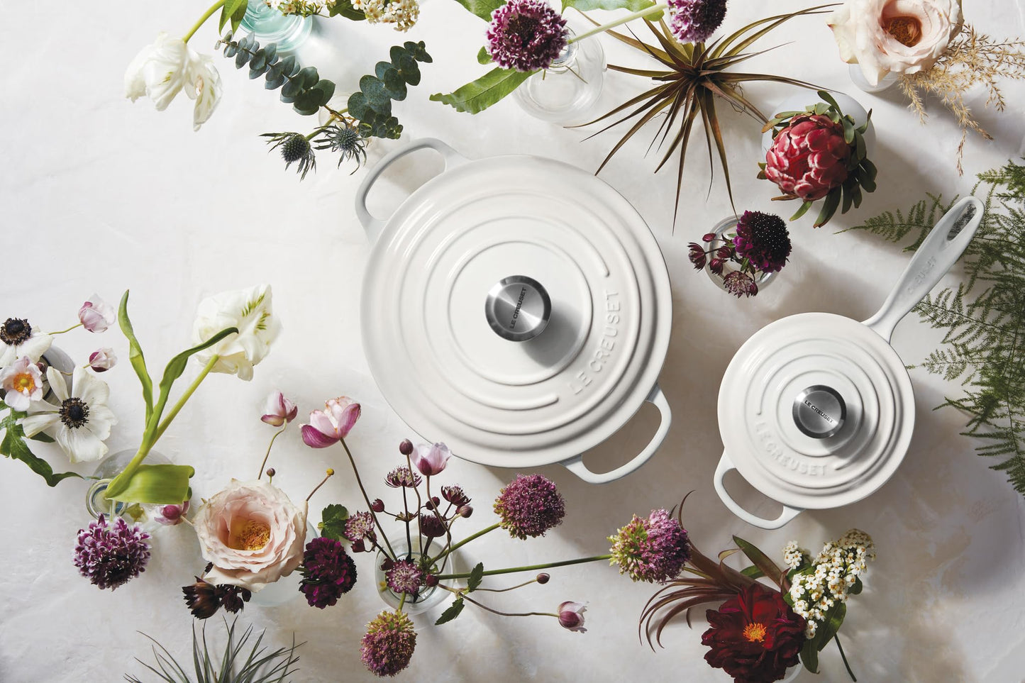 Le Creuset Cazo con Tapa 16 cm Blanco White