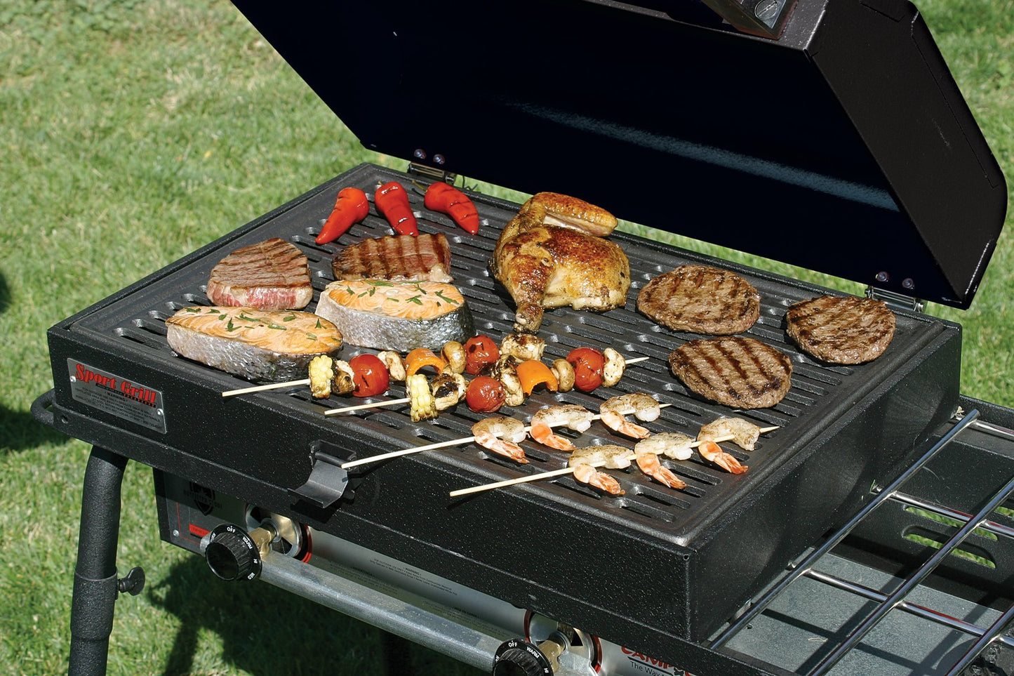 Camp Chef Deluxe - Caja de parrilla para barbacoa - Caja para parrilla al aire última intervensión para accesorios de parrilla, 24 x 16 pulgadas