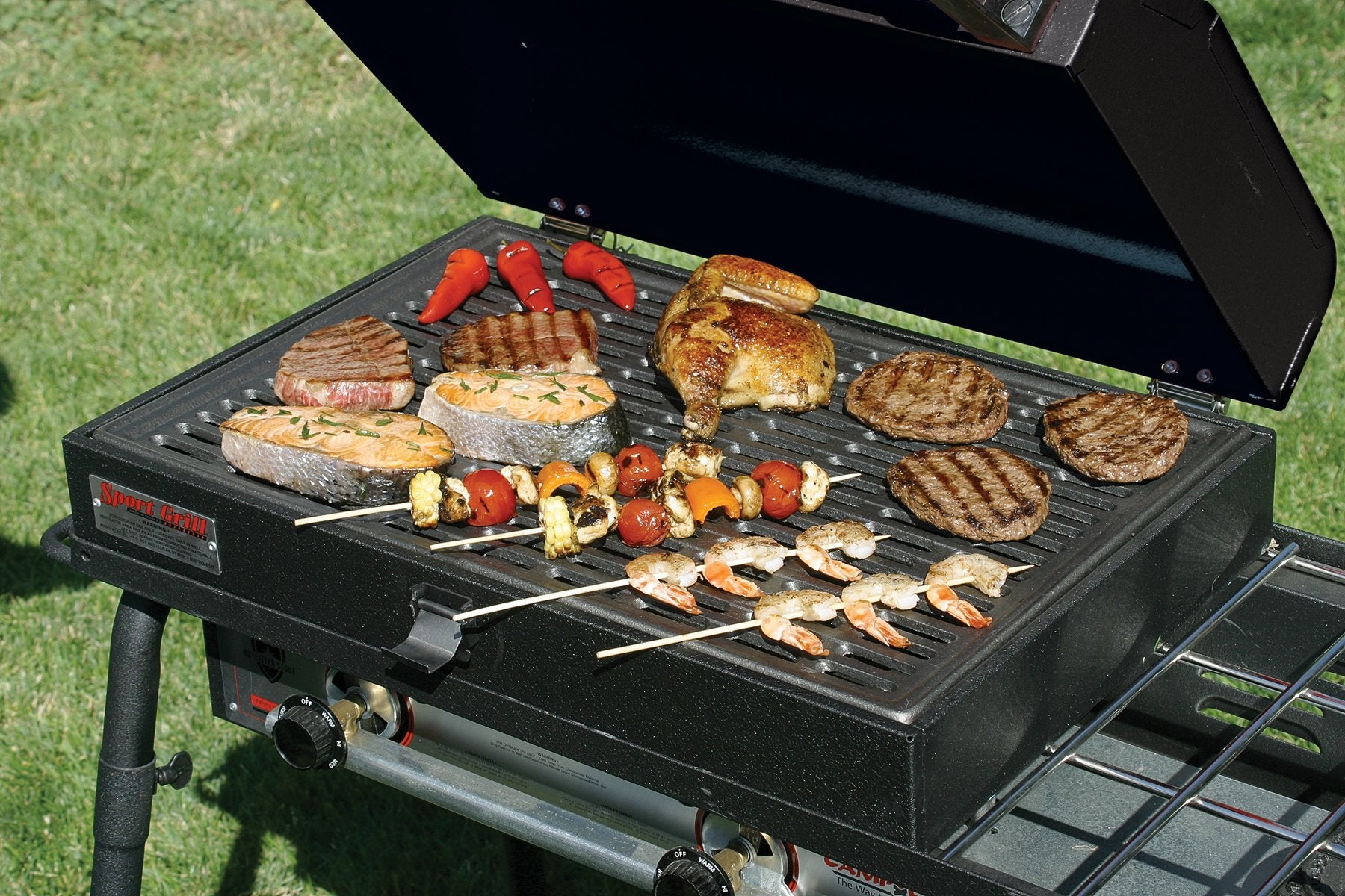 Camp Chef Deluxe - Caja de parrilla para barbacoa - Caja para parrilla al aire última intervensión para accesorios de parrilla, 24 x 16 pulgadas