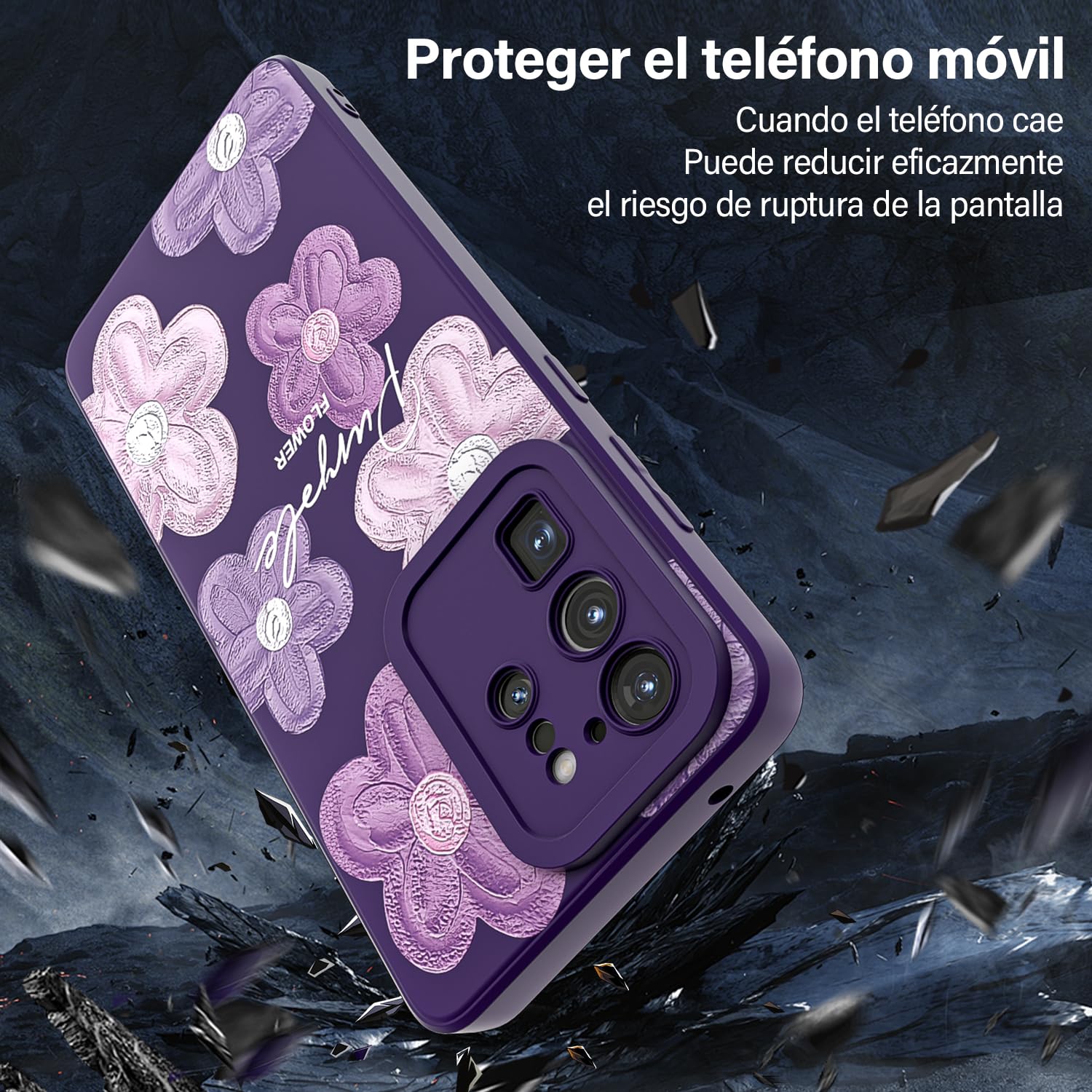 Threehao Funda para Samsung Galaxy S20 Ultra, Ultra Delgado Flexible Suave TPU Silicona Carcasa con Moda Aesthetic Dibujos Flores, Antigolpes Anti-arañazos Protectora Case para Samsung S20 Ultra
