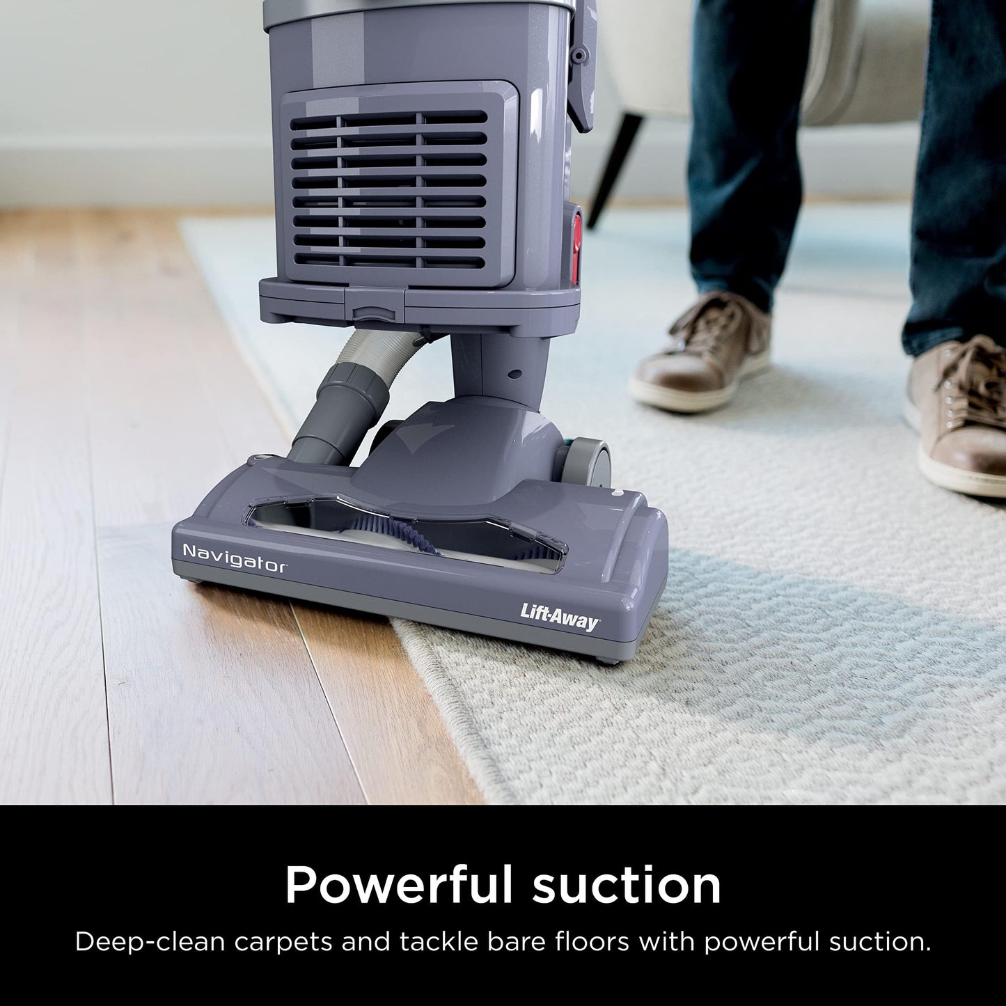 Aspiradora Vertical Shark Navigator Lift Away Lavanda con Ancha Herramientas para Grietas