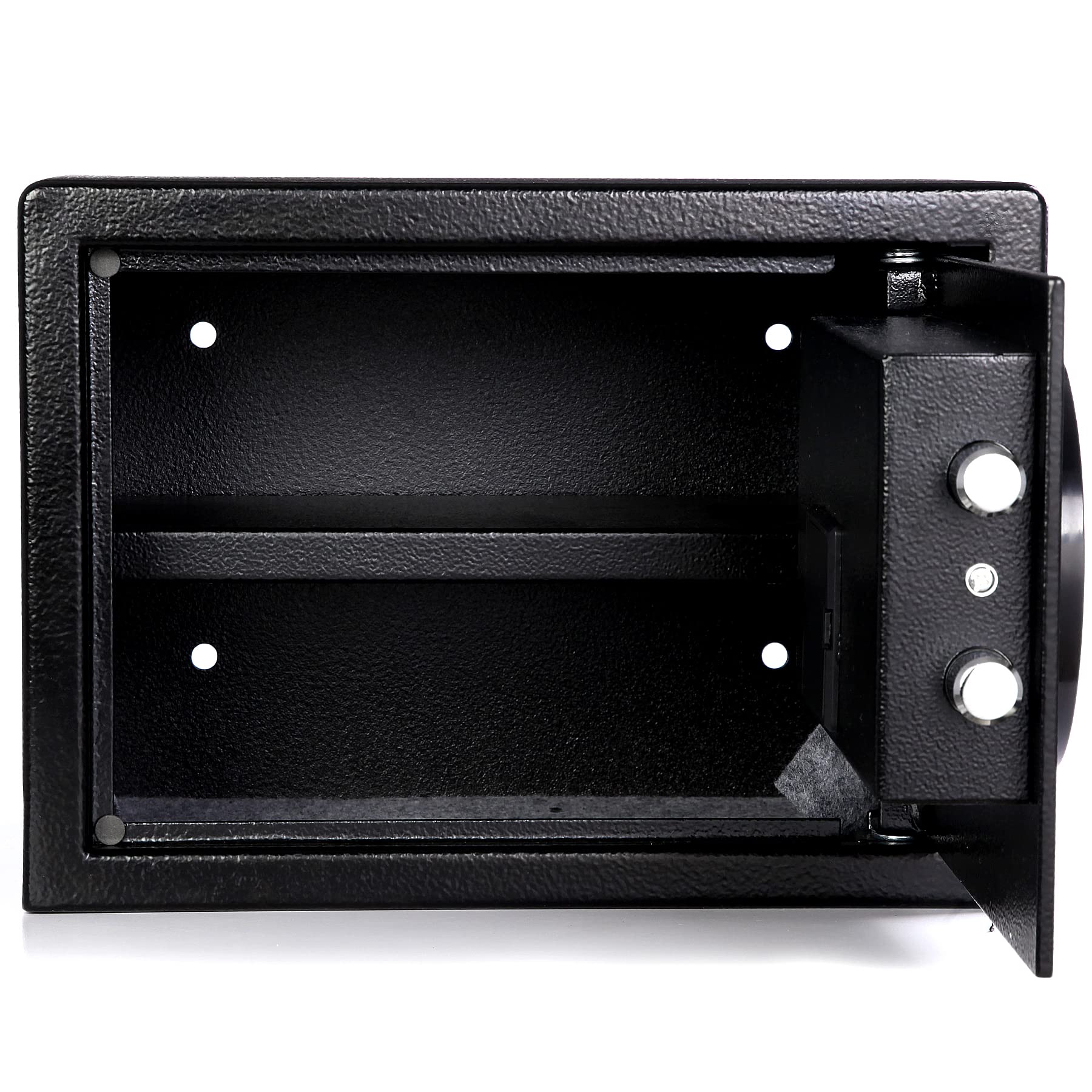 Kishnell | Caja Fuerte de Seguridad Electronica Pantalla LCD Personal Fija Metalica OficIna Hogar Hotel con Llave