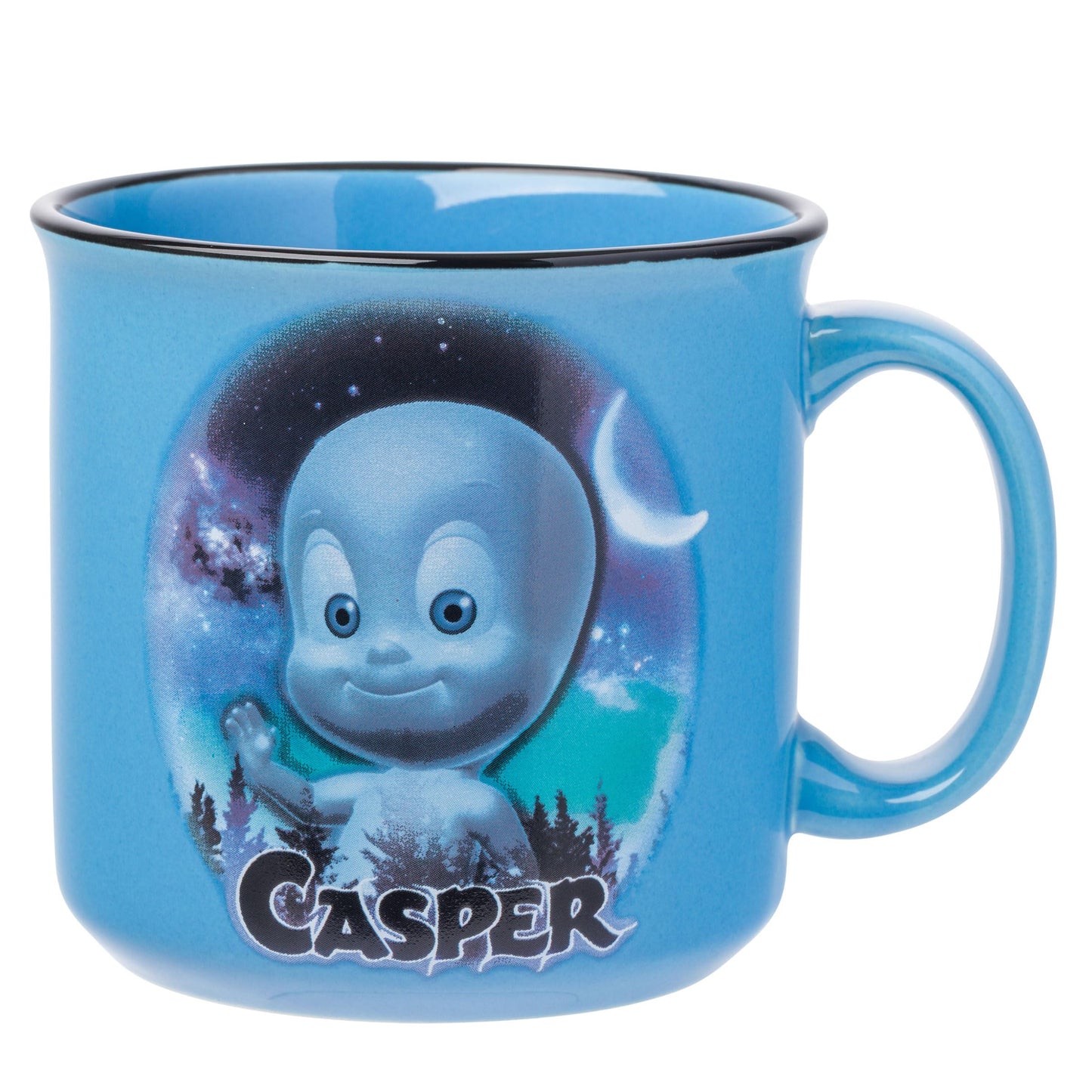 Taza de Cerámica Silver Buffalo Casper the Friendly Ghost Blanca para Campista