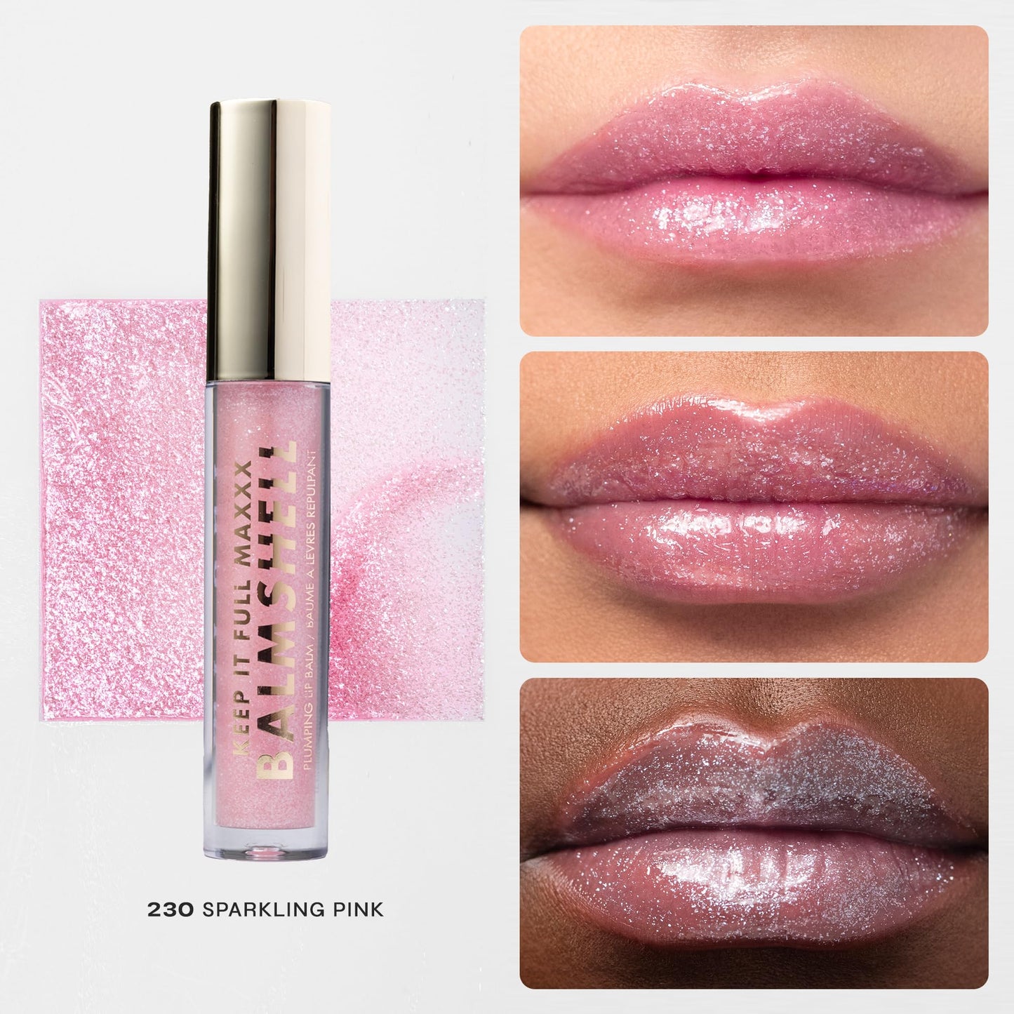 Milani Keep It Full Maxxx Balmshell Lip Plumping Balm - 230 Sparkling Pink