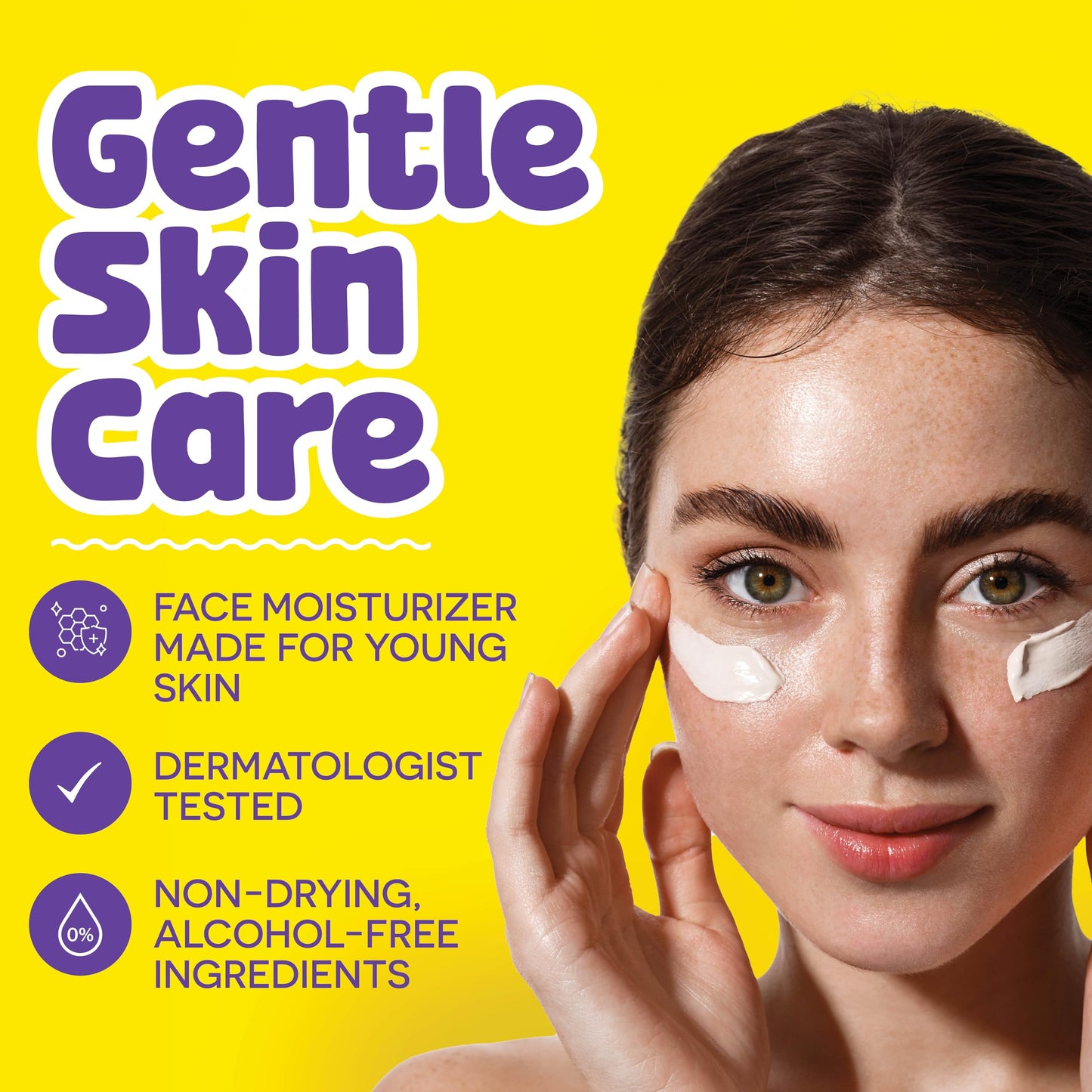 BeYoutiful BeYOUtiful - Crema hidratante facial, cuidado de la piel para adolescentes, preadolescentes y niños, crema hidratante facial para piel seca, niñas y niños, de 8 a 17 años, regalo para rel