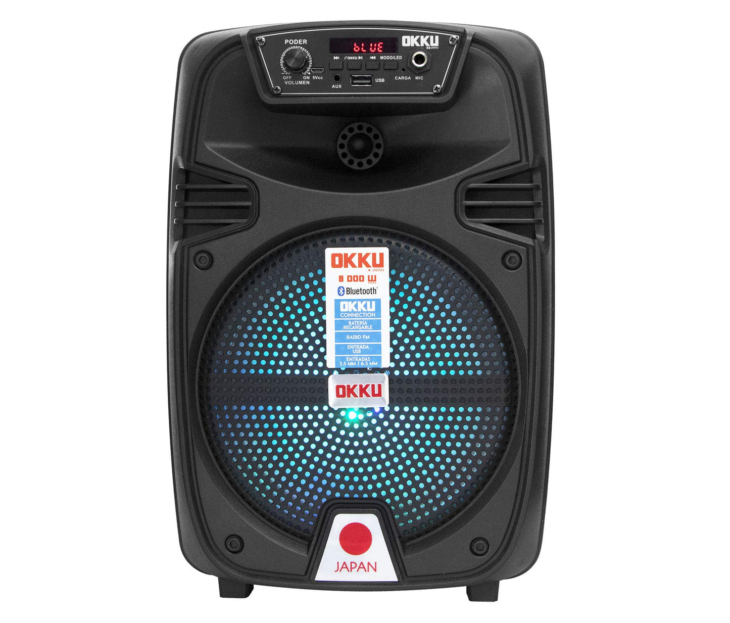 FUSSION ACUSTIC Bafle Recargable 8" BAF8002 Bluetooth
