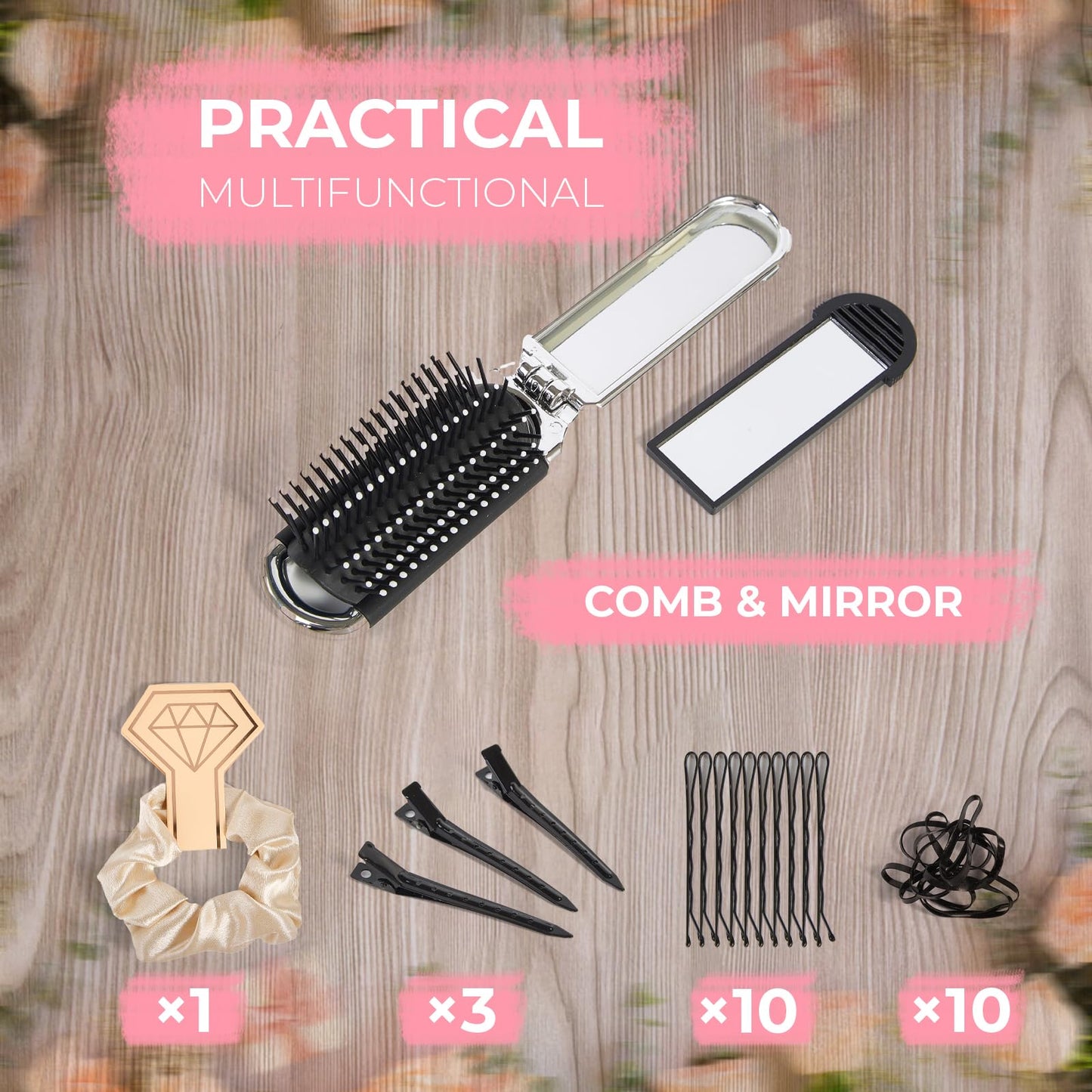 AOLRNALI - Kit de emergencia para novia para el día de la boda, esencial para boda, juego de supervivencia para novia del equipo, kit de viaje imprescindible con bolsa de maquillaje