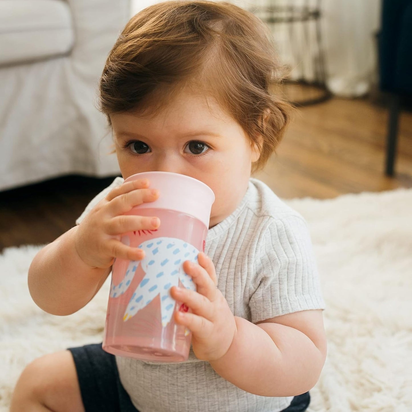 Dr. Brown's Milestones™ Cheers360™ Cup, rosa, 10 onzas