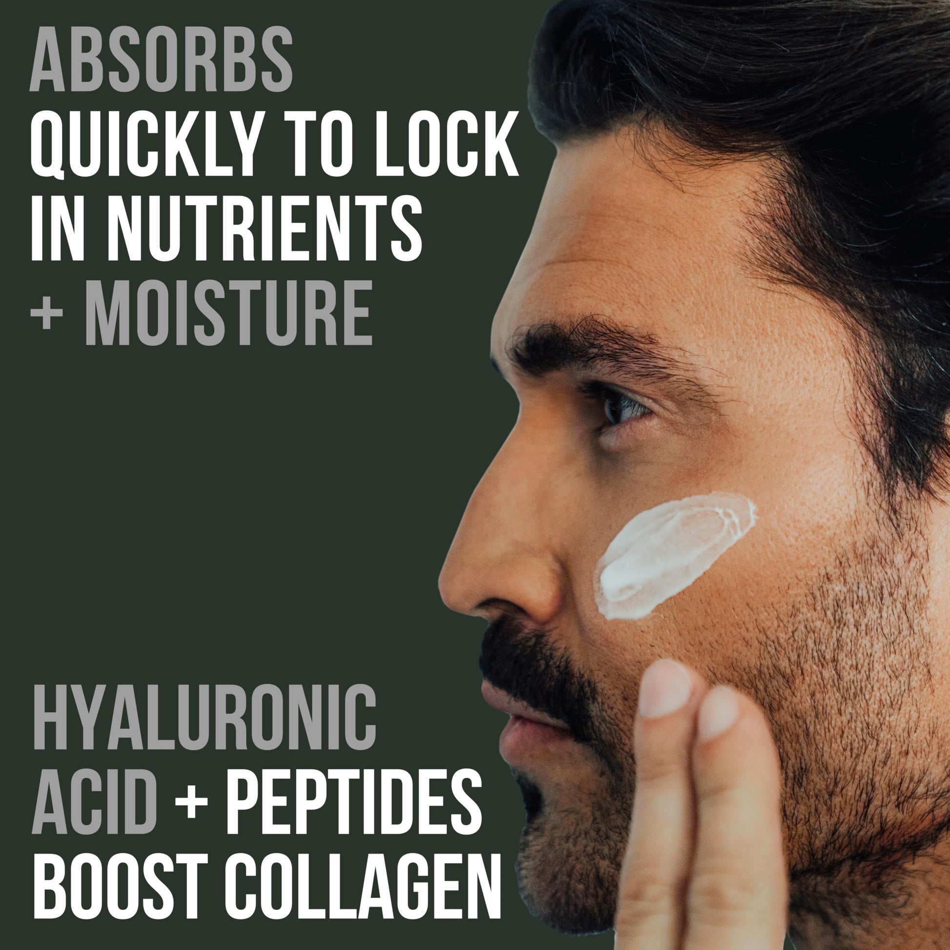 RUGGED & DAPPER Face Moisturizer for Men | 4 Oz. | Daily Anti-aging cream + Aftershave Lotion | Unscented | Organic & Natural Ingredients