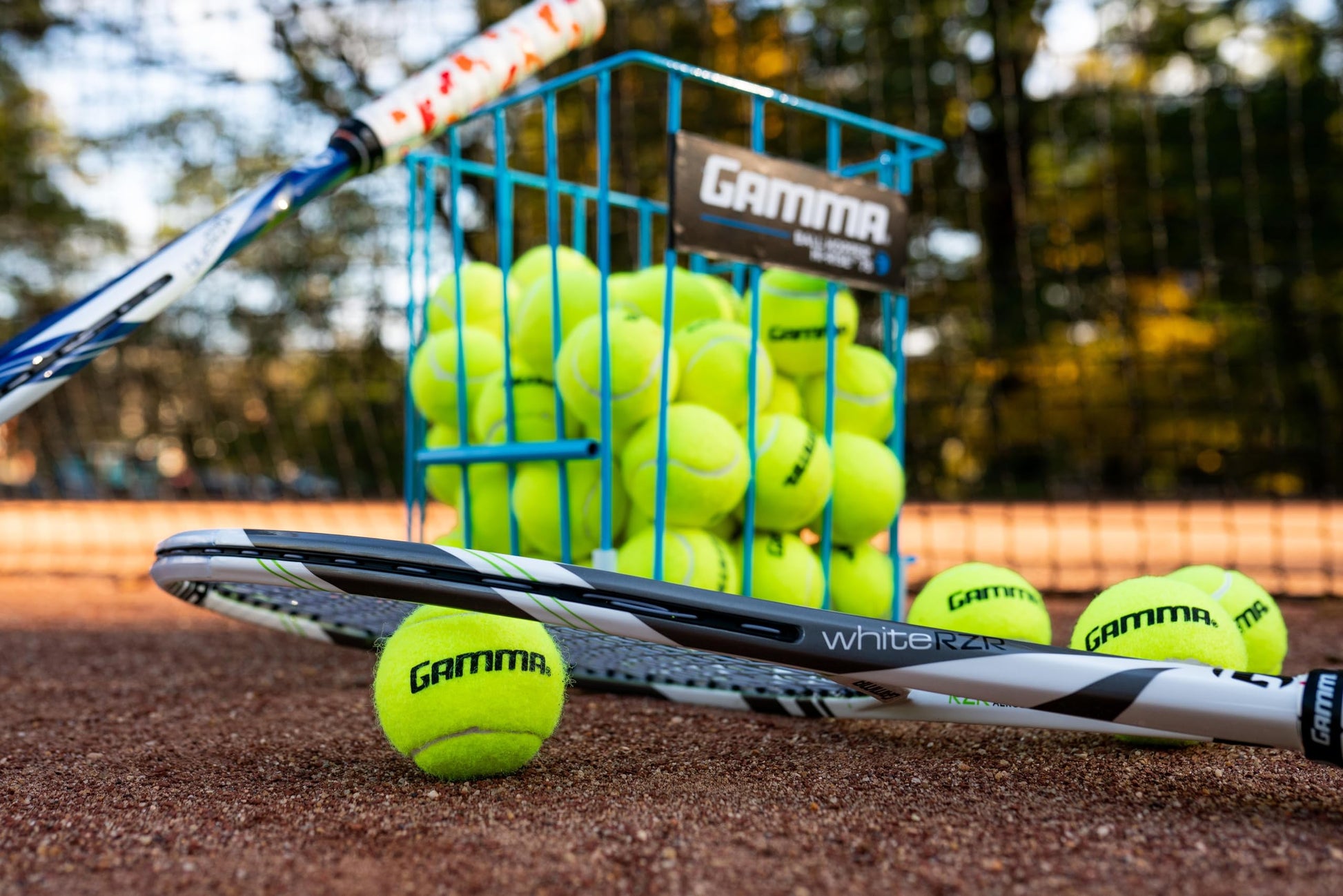 GAMMA Sports - Pelotas de Tenis sin presión con Malla para Pelotas de Tenis, Paquete de 10