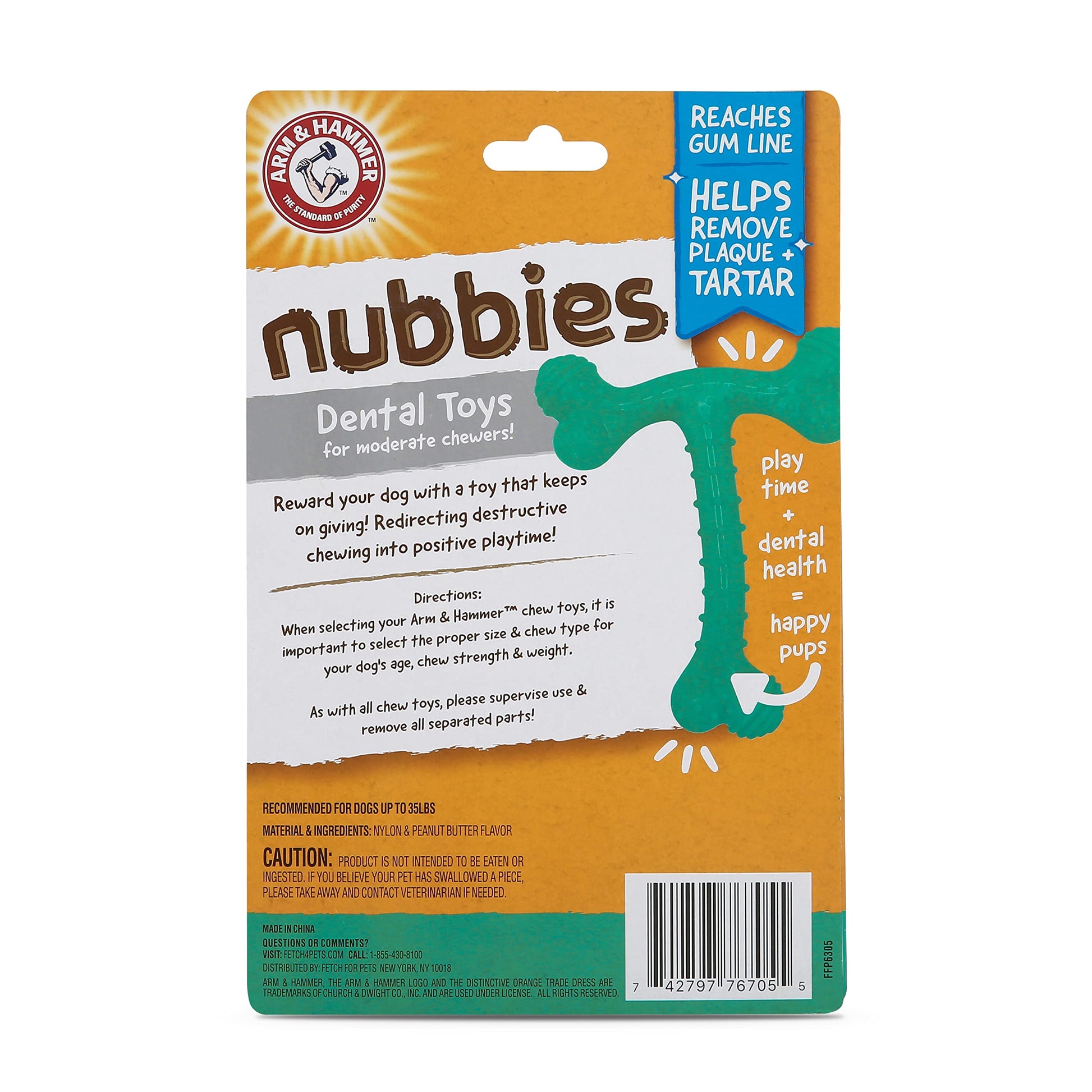 Arm & Hammer, Juguete para Perro de Mantequilla de Mani