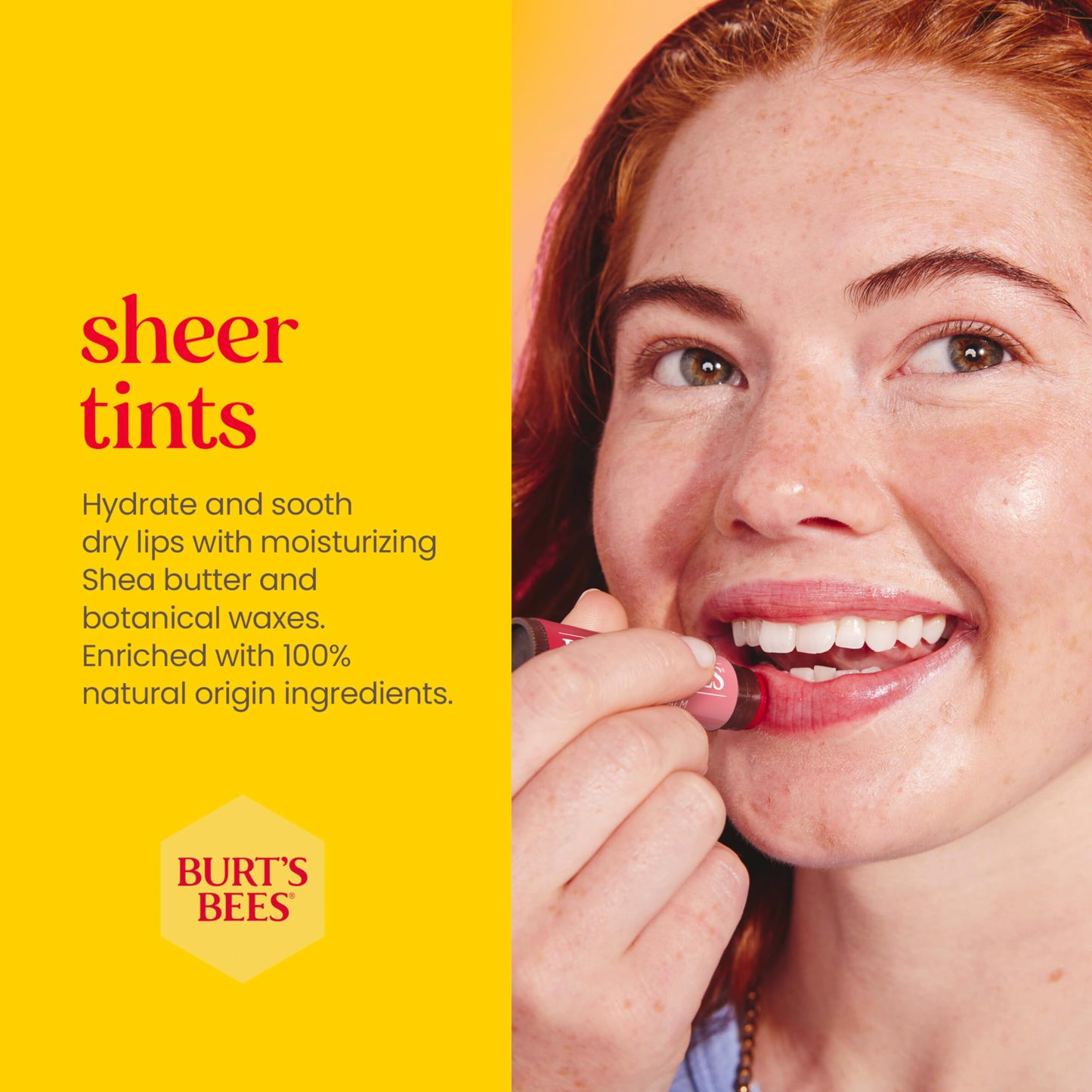 Burts Bees Tinted lip balm - red dahlia