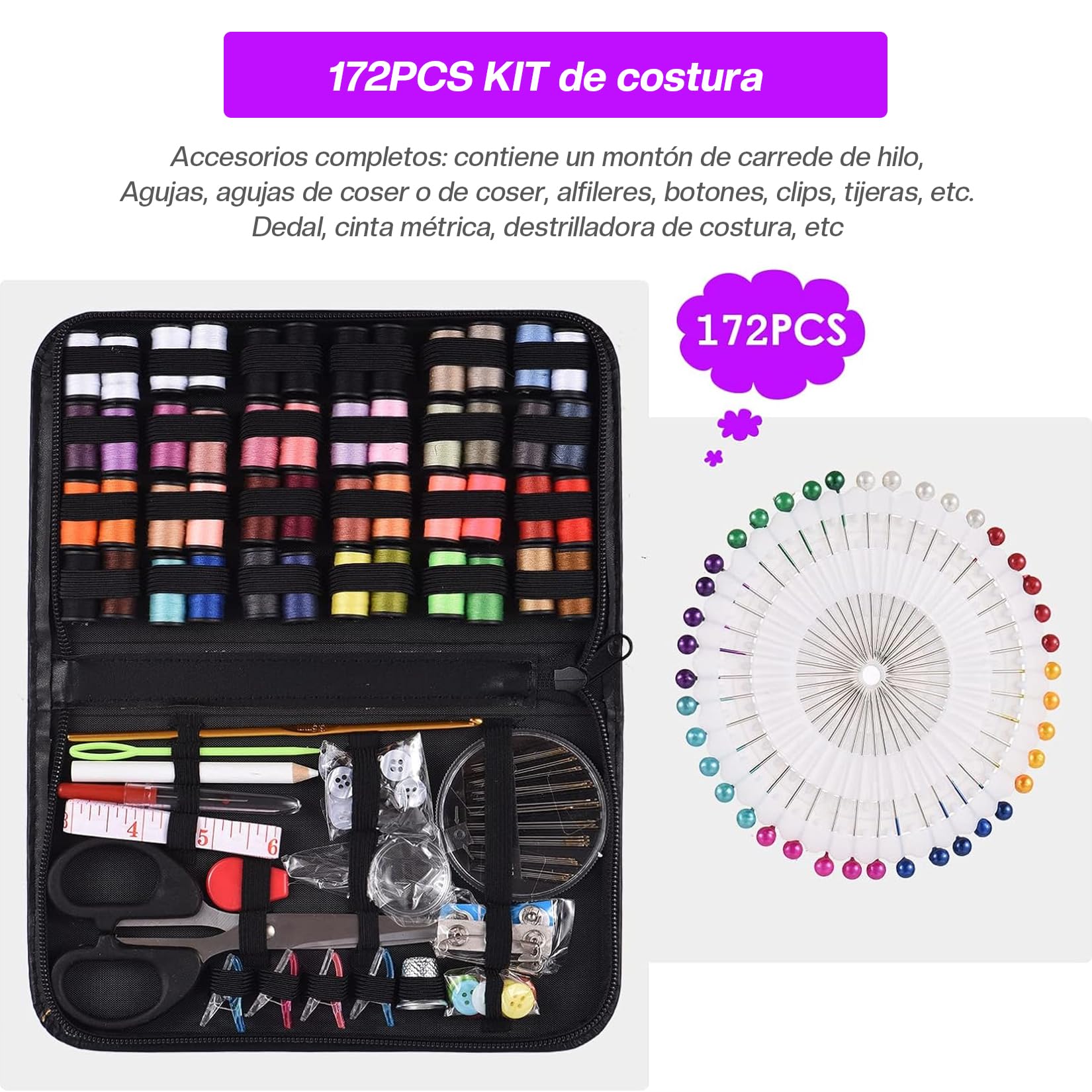 Máquina de Coser Electrica - Maquina de Coser Electrica 12 Tipos de Puntadas,Pedal Eléctrico de Doble Uso,Función de Patchwork, Costura de Botones,Costura Cilíndrica,Adecuado para Principiantes
