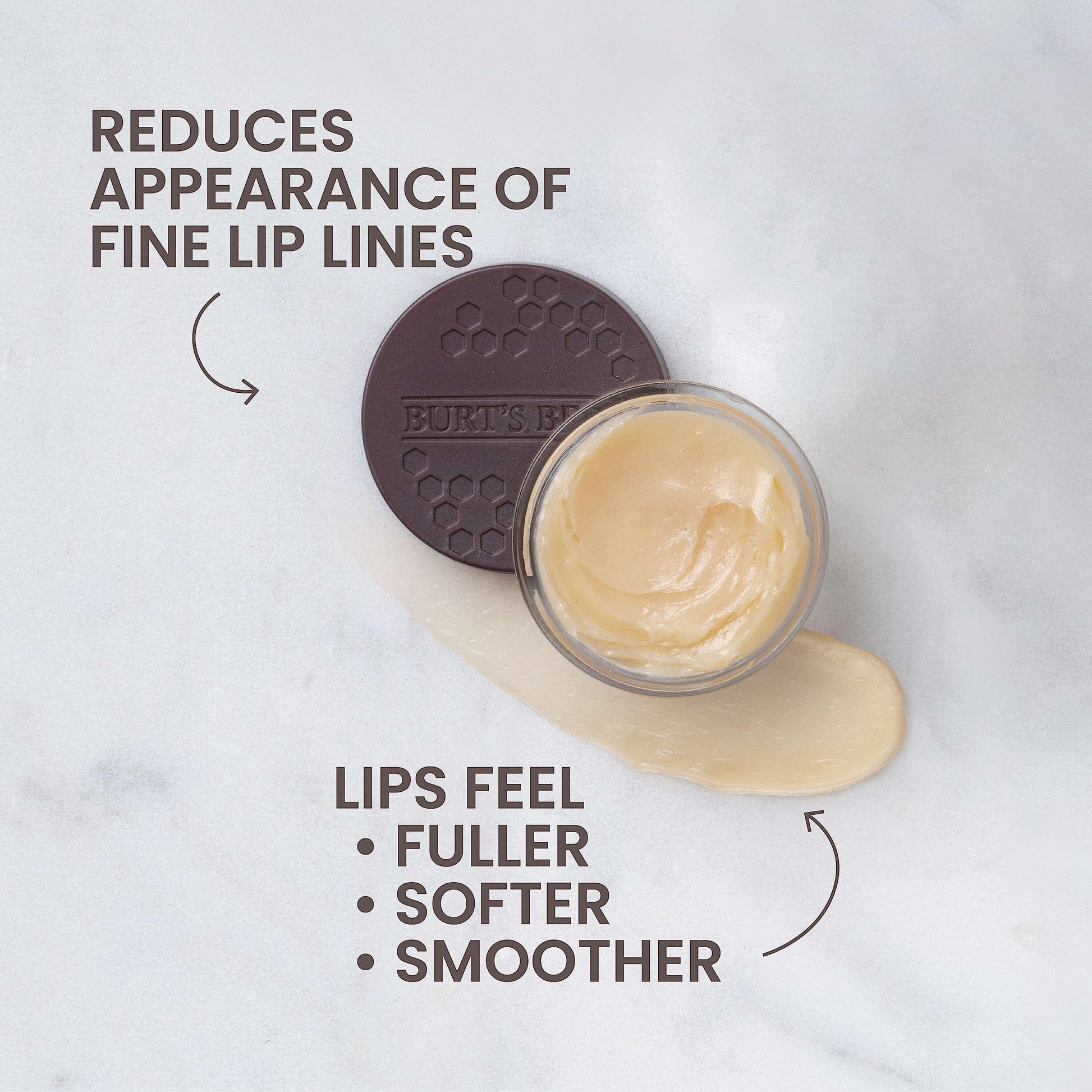 Burt's Bees 100% Natural Overnight Intensive Lip Treatment, Ultra-Conditioning Lip Care, 0.25 ounce