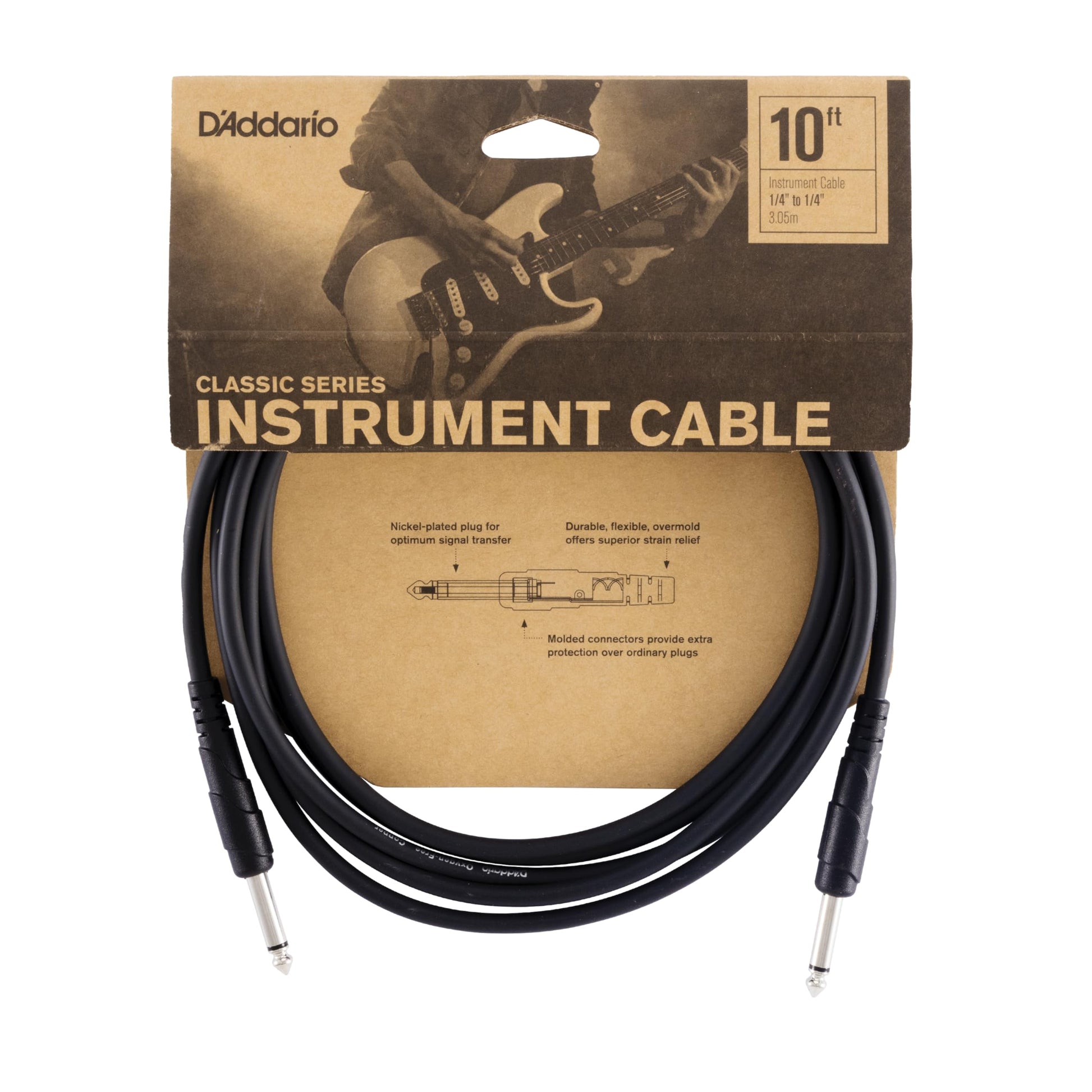 CABLE PLANET WAVE P/INST. PW-CGT-10, 10 feet (3.05 m)