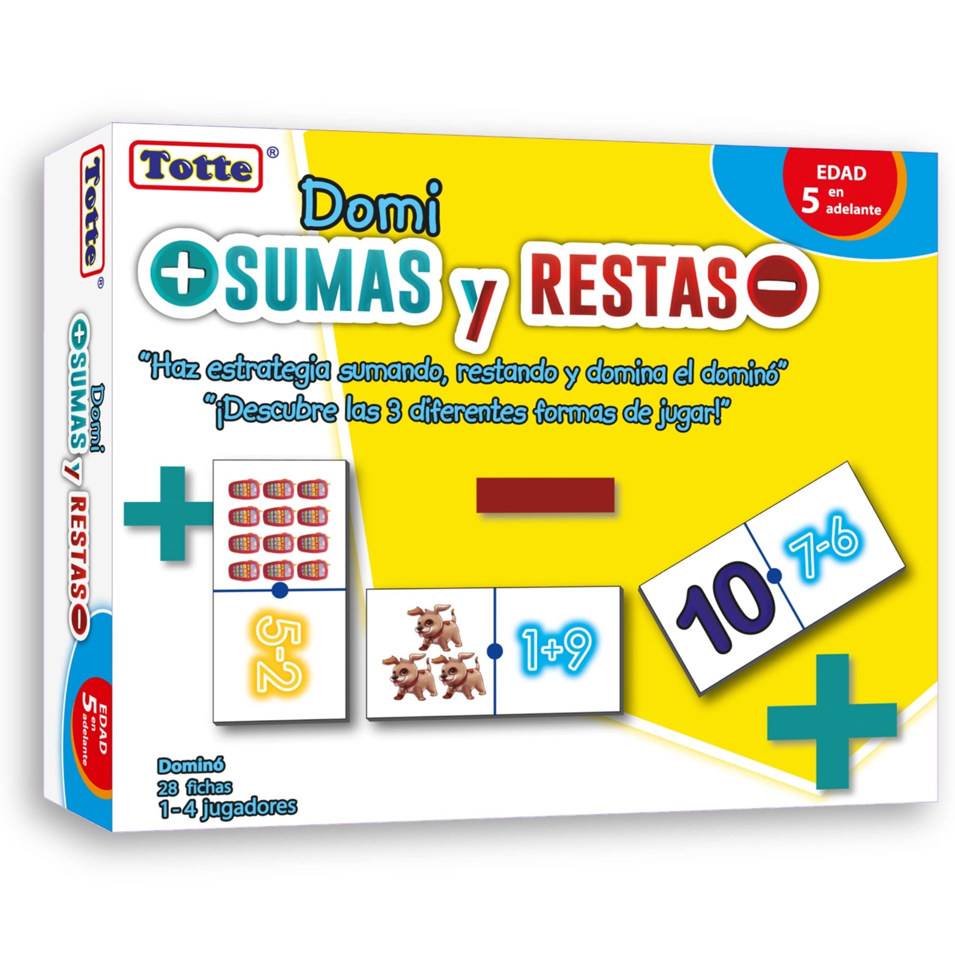 Juego Educativo de Matemáticas Totte Extra Grande Diseño Infantil Autocorregible