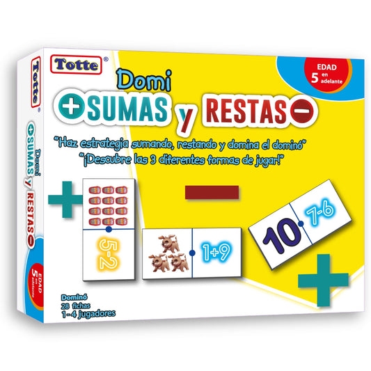 Juego Educativo de Matemáticas Totte Extra Grande Diseño Infantil Autocorregible