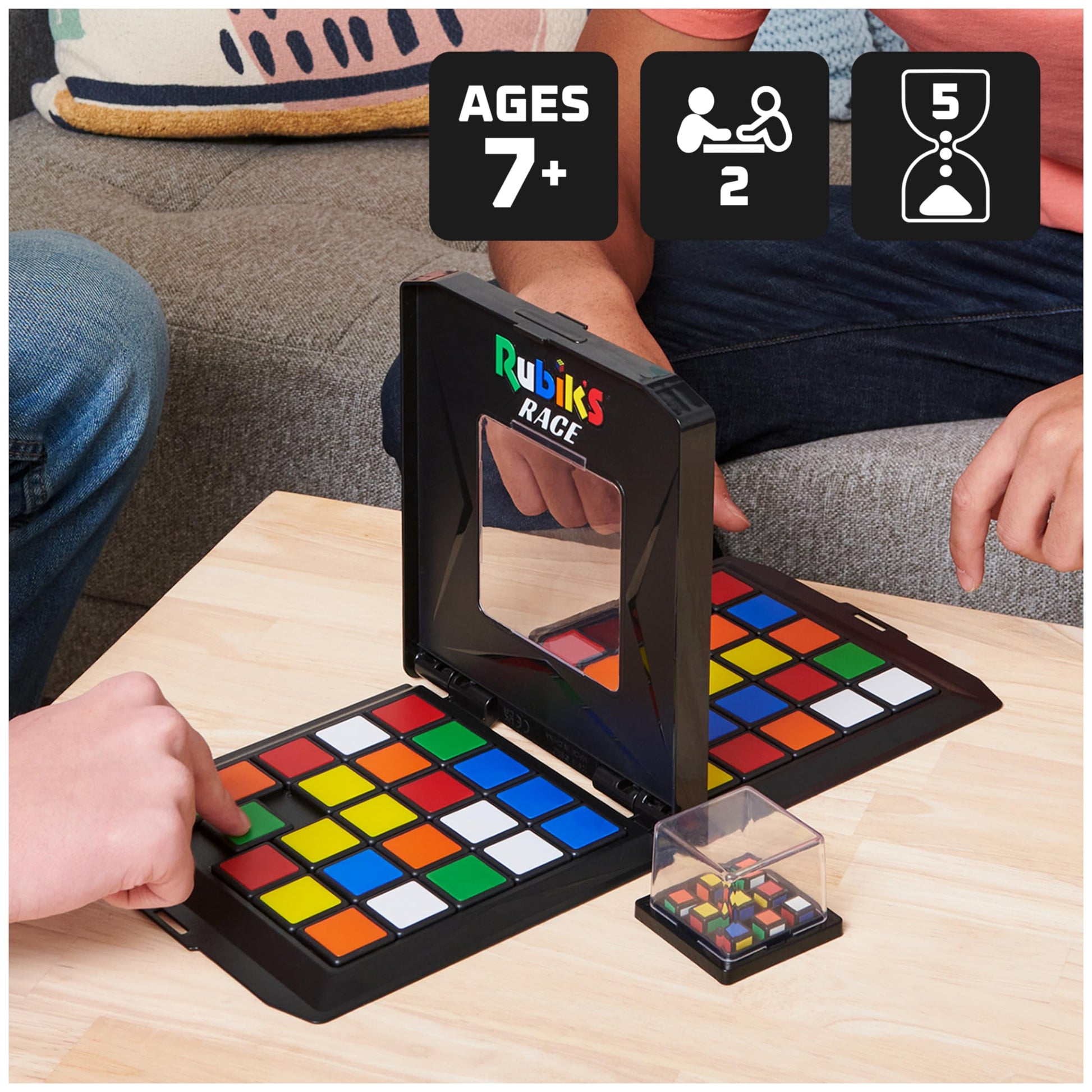 Juego de Mesa Rubik's rápido de Estrategia definitiva Carrera para Dos Jugadores