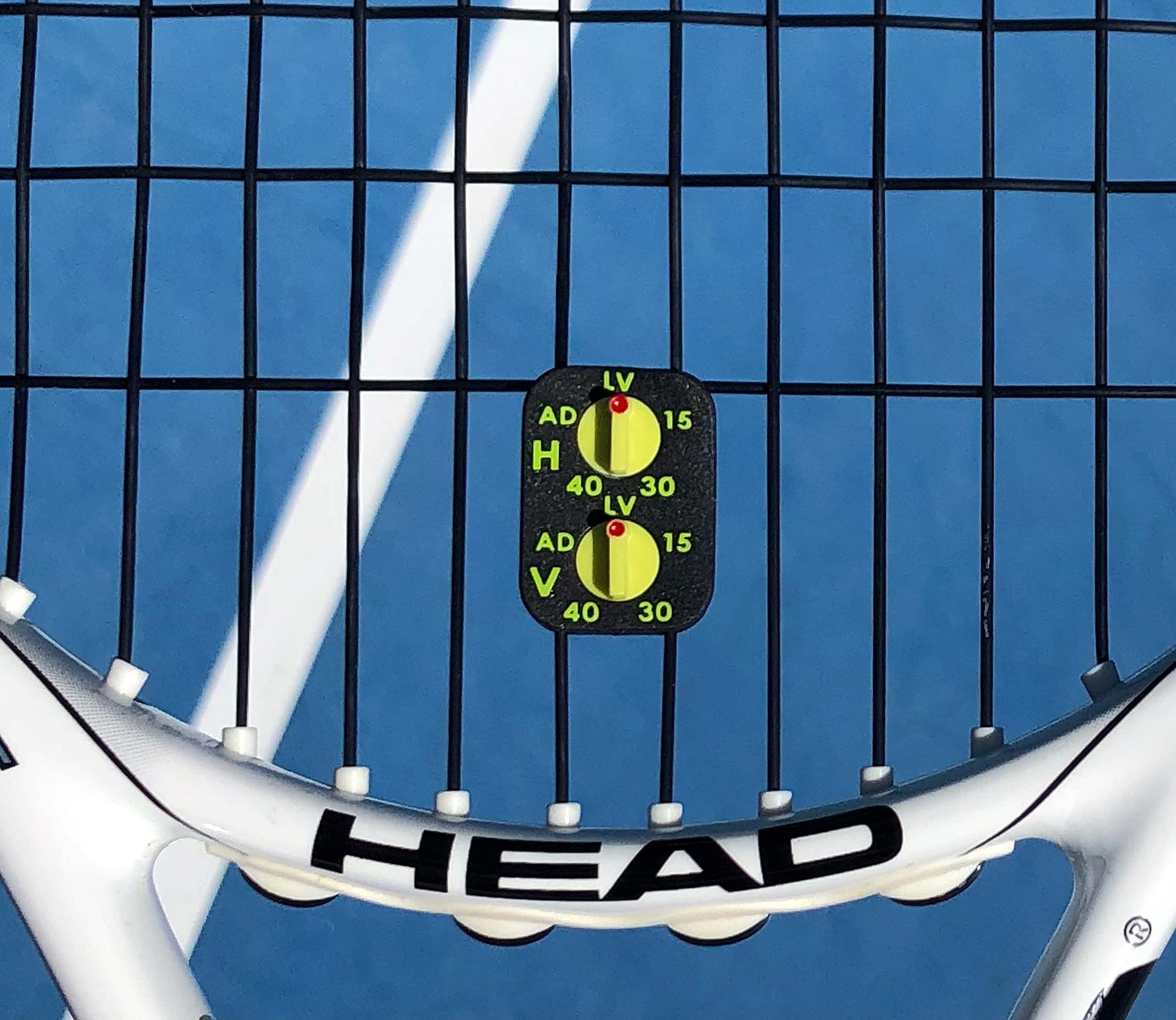 Dispositivo SkorKeep Blanco Mantenimiento de Puntuación de Tenis con Amortiguación de Vibraciones