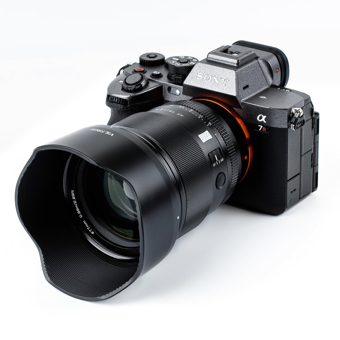 VILTROX PRO 75mm f/1.2 E para Sony e-Mount, 75mm f1.2 Auto Focus Prime Lente para Sony E Mount sin espejo a7 a6700 a6500