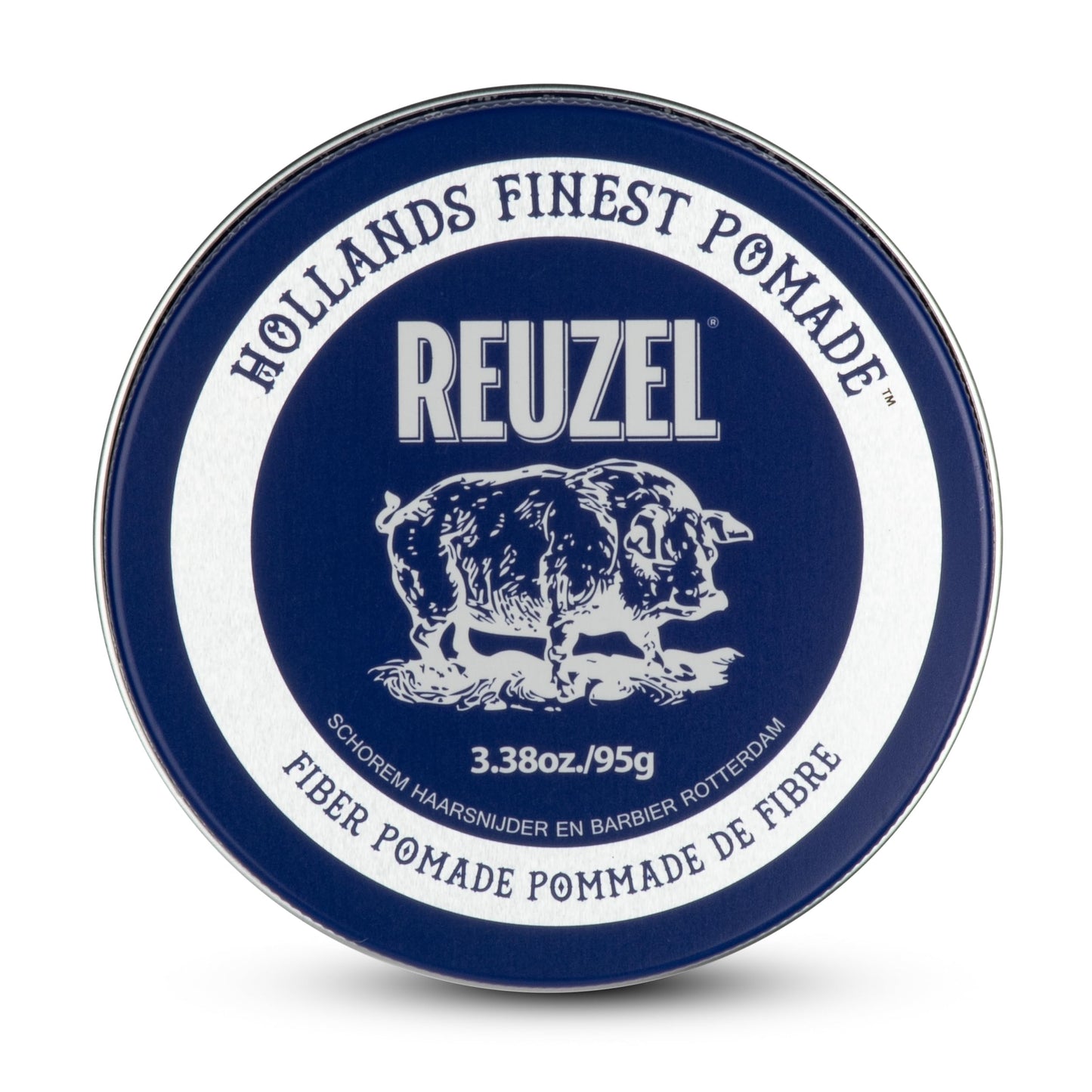 Reuzel Pomada de fibra, brillo suave, fijación firme, textura, aspecto más voluminoso, fácil de peinar durante el día, 3,38 oz/95 g