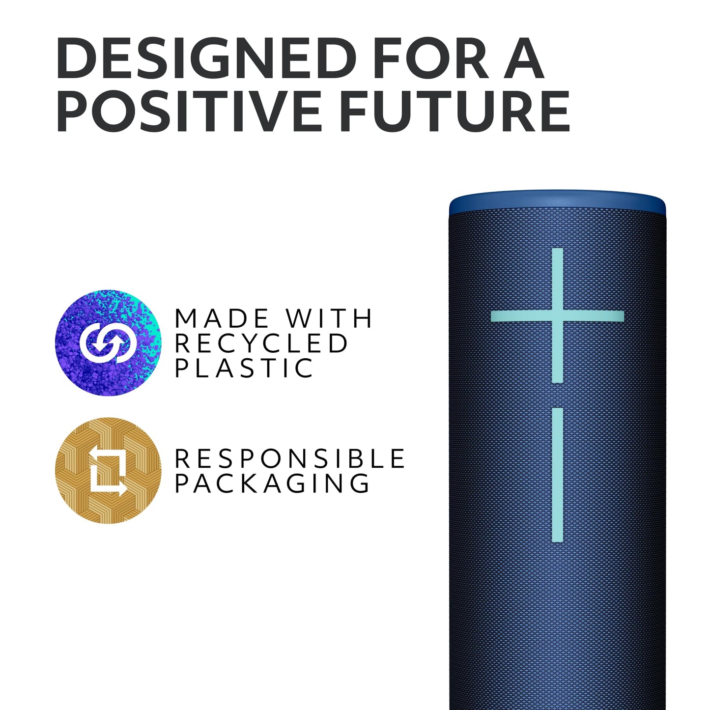 Ultimate Ears Boom 4 - Bocina Bluetooth portátil impermeable con sonido envolvente de 360 grados, bocina flotante para exteriores, batería de 15 horas, alcance de 45 metros - Azul (renovada)