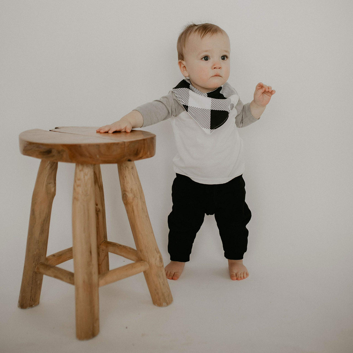 Parker baberos bandana baberos para bebé, 8 unidades, para niños, niñas, unisex, "Lunar Set"