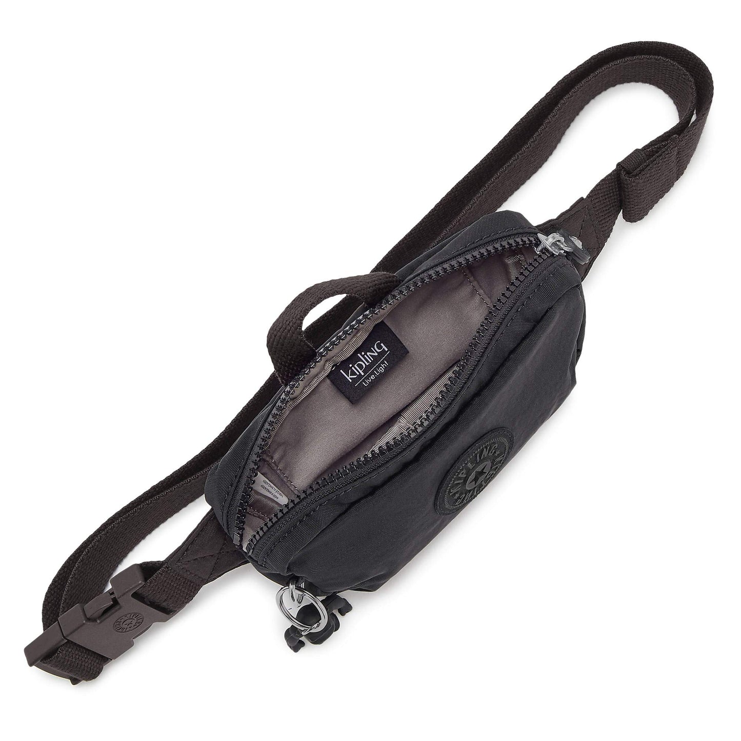 Kipling Alys - Riñonera, Negro (Black Noir), Small