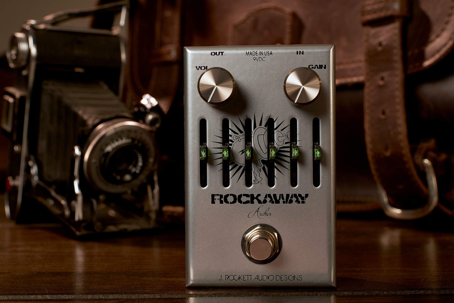 Pedal de Efectos de Guitarra J. Rockett Audio Designs Q Series Rockaway Archer Overdrive y 6 Bandas EQ