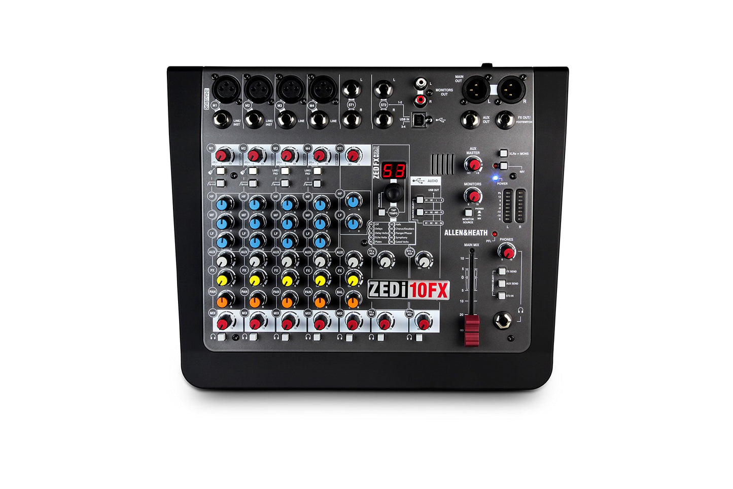 Mezclador Analógico Allen Heath ZEDi-10FX Negro Compacto