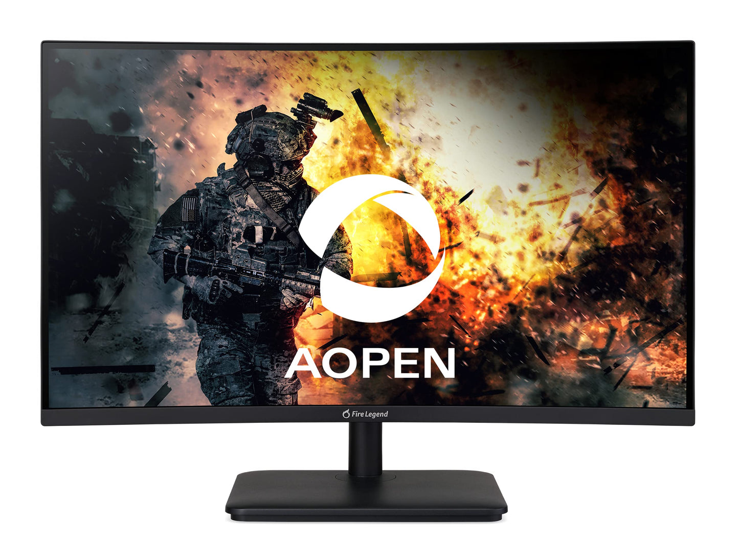 Monitor para Juegos AOPEN by Acer Negro 27" Curvo Full HD con Tecnología AMD FreeSync