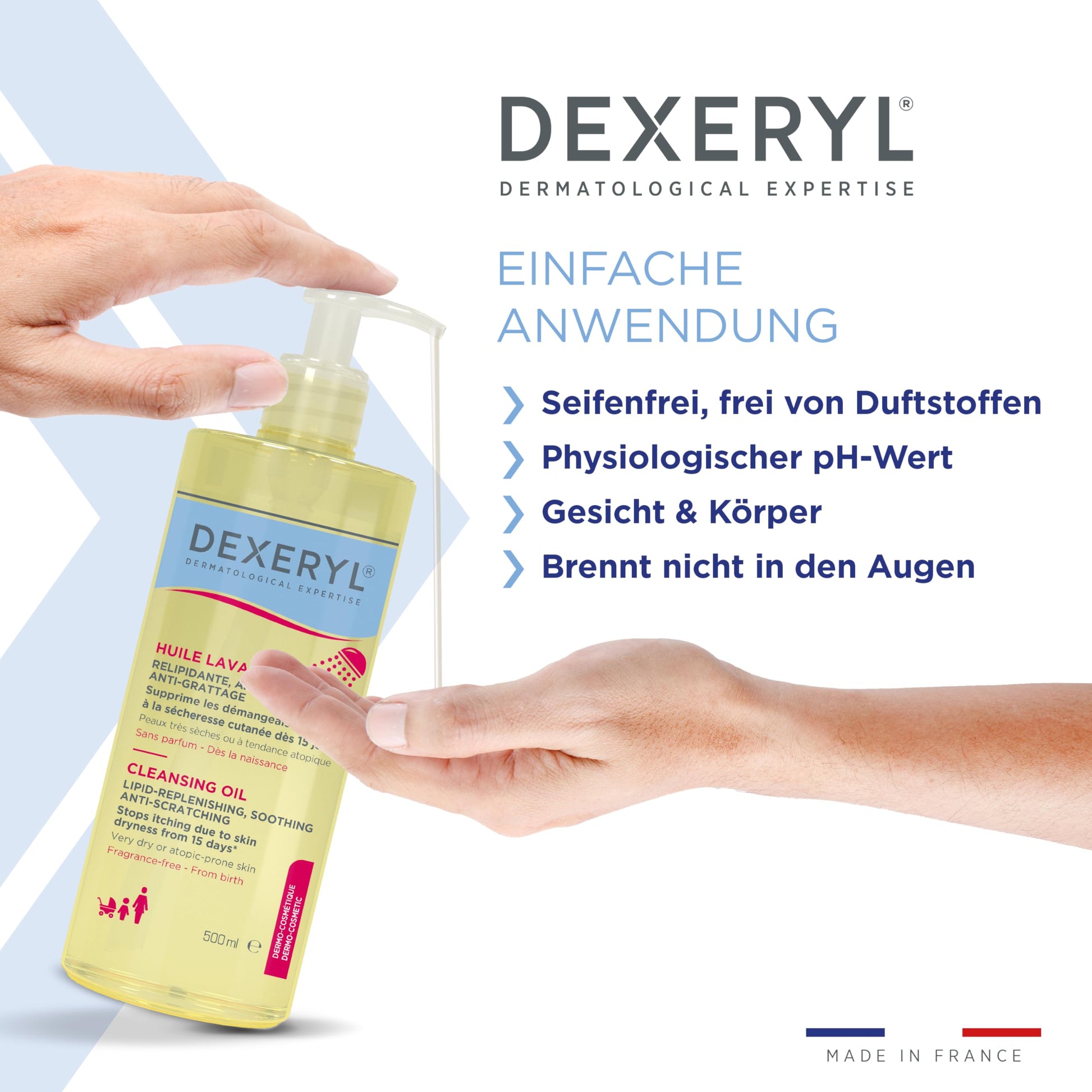 Dexeryl Aceite Lavante 500 ml, Relipidante, Calmante