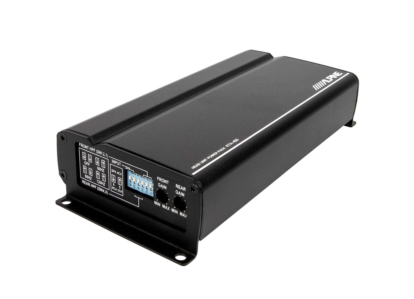 Amplificador de Potencia Alpine KTA-450 4 Canales con Potencia Máxima Dinámica 45W RMS x 4