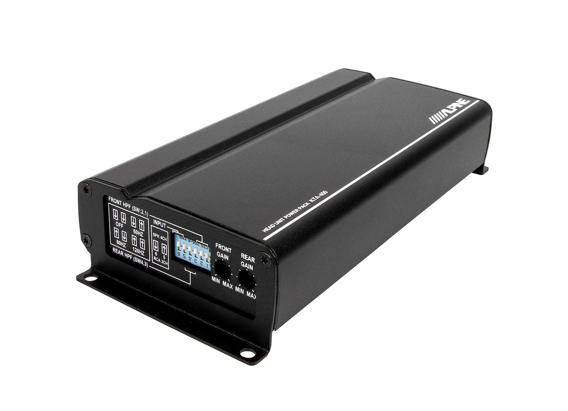 Amplificador de Potencia Alpine KTA-450 4 Canales con Potencia Máxima Dinámica 45W RMS x 4