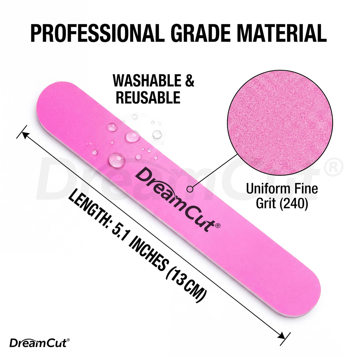 DreamCut Lima de uñas con estuche: lima de uñas portátil para un modelado suave y preciso, compacta y fácil de transportar.