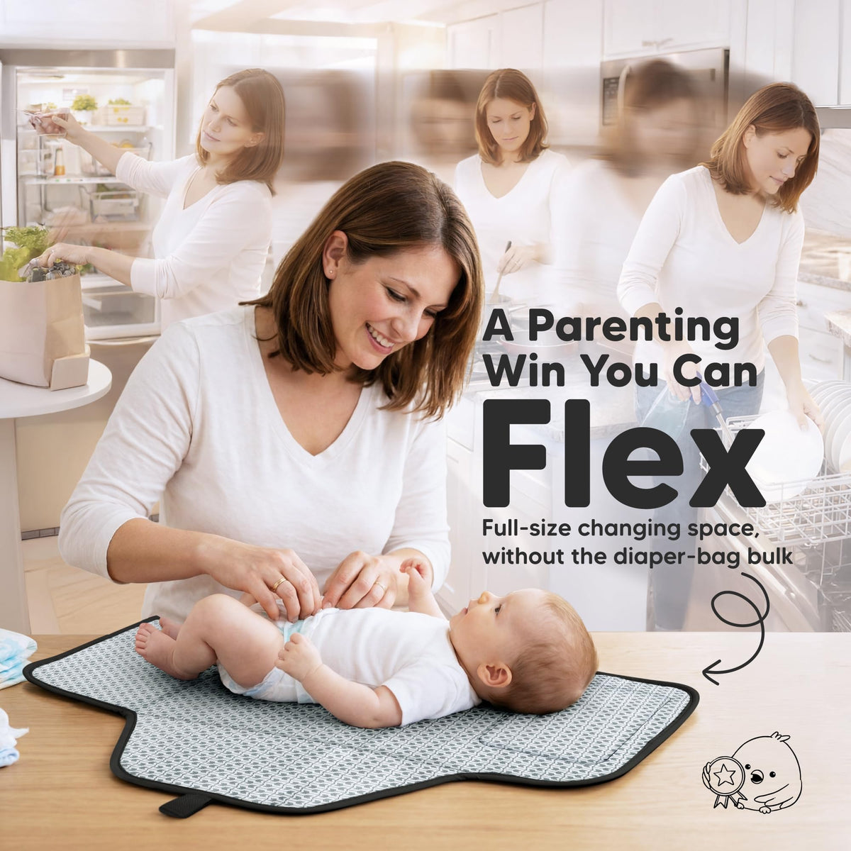 Cambiador flexible (Black Geo)