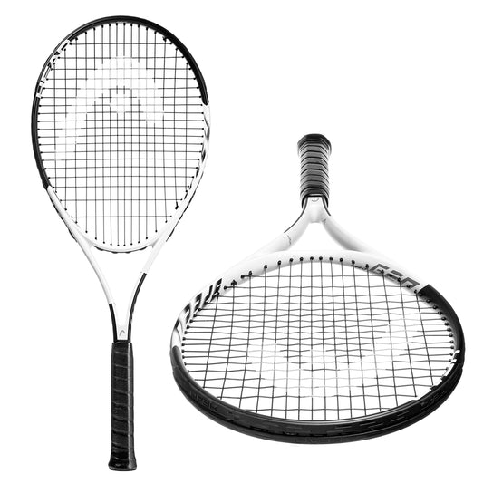 HEAD Geo Speed - Raqueta de Tenis para Adultos, diseño de Cabeza preencordada, 27.5 Pulgadas, Agarre de 4 3/8 Pulgadas