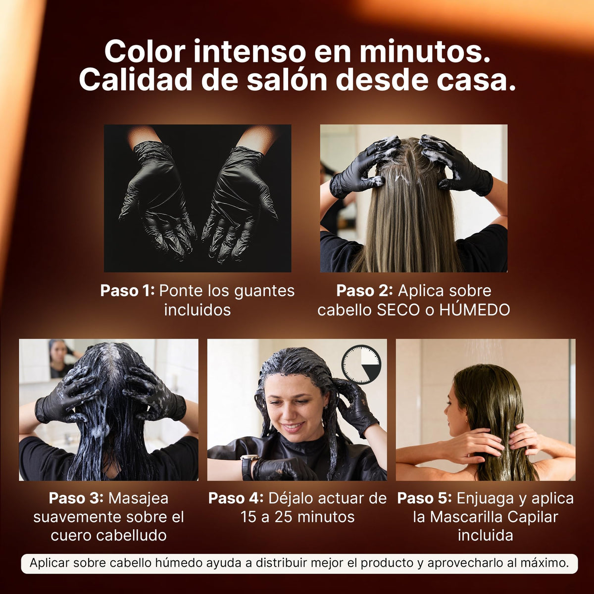 Herbishh - Champú para teñir el cabello gris, champú con tinte natural para el cabello, colorea el cabello en minutos, dura hasta 3 a 4 semanas, 500 ml, tinte de cabello 3 en 1, sin amoniaco | (lino)