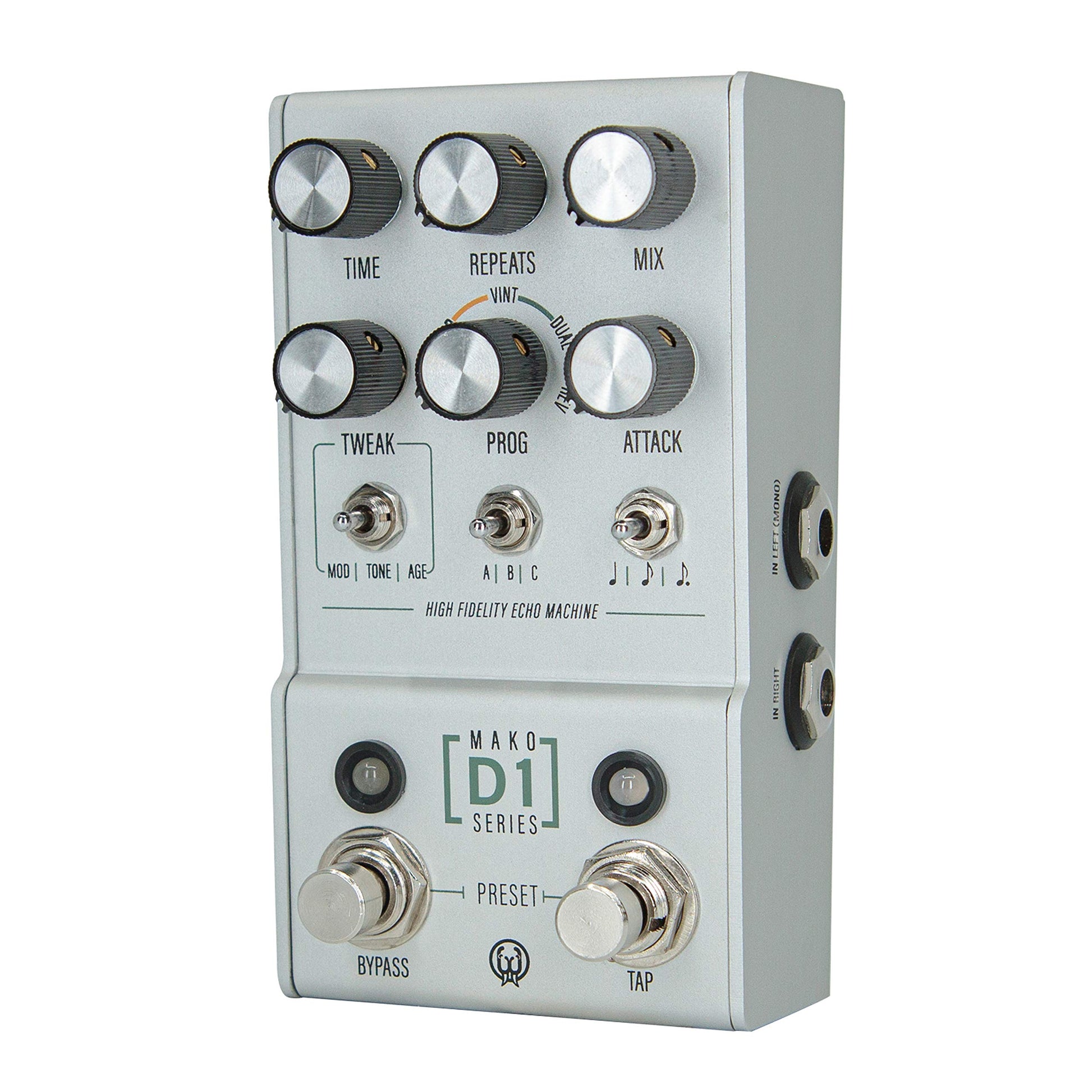 Pedal de Retardo Estéreo Walrus Audio MAKO Series Alta Fidelidad